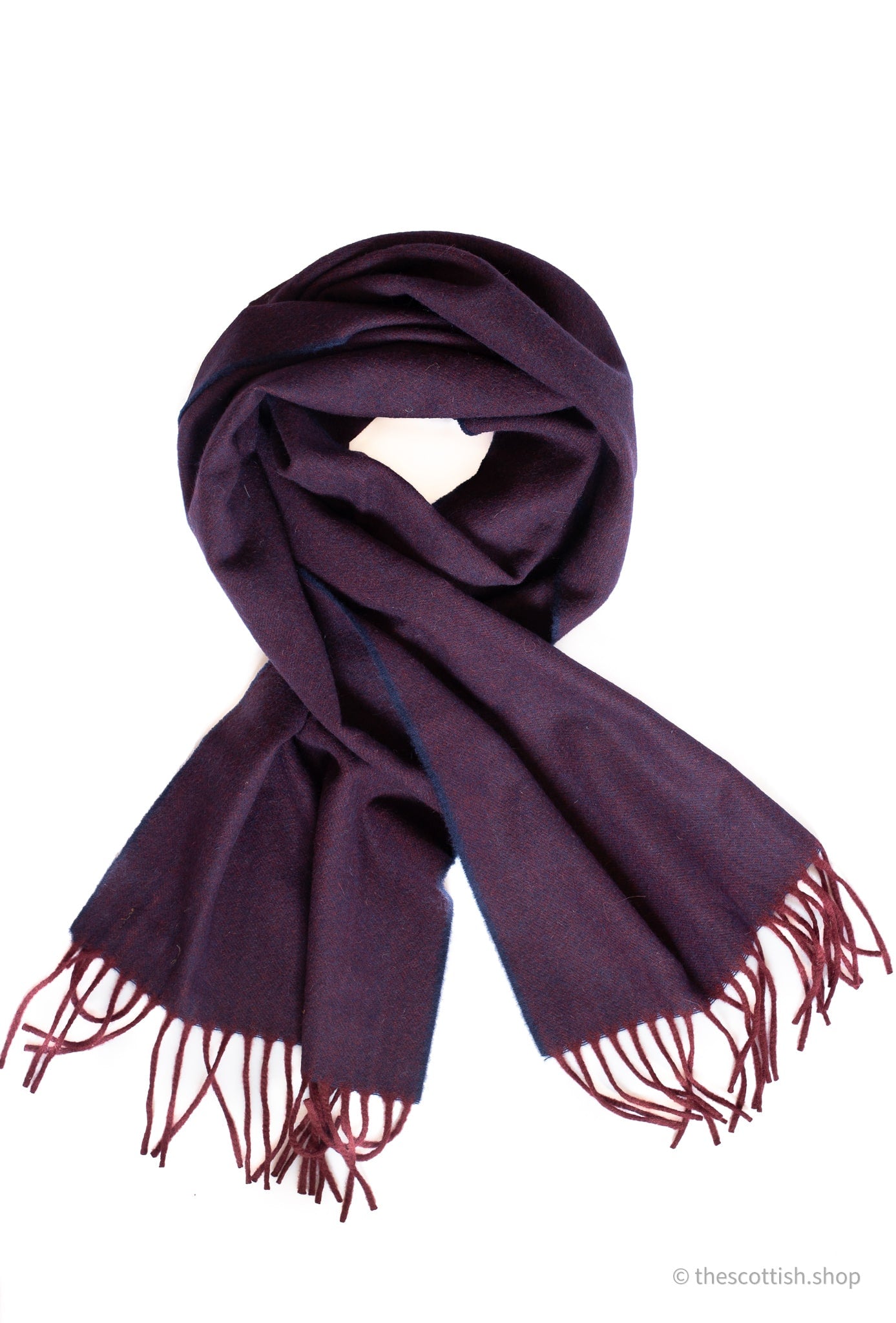 Angora scarf purple