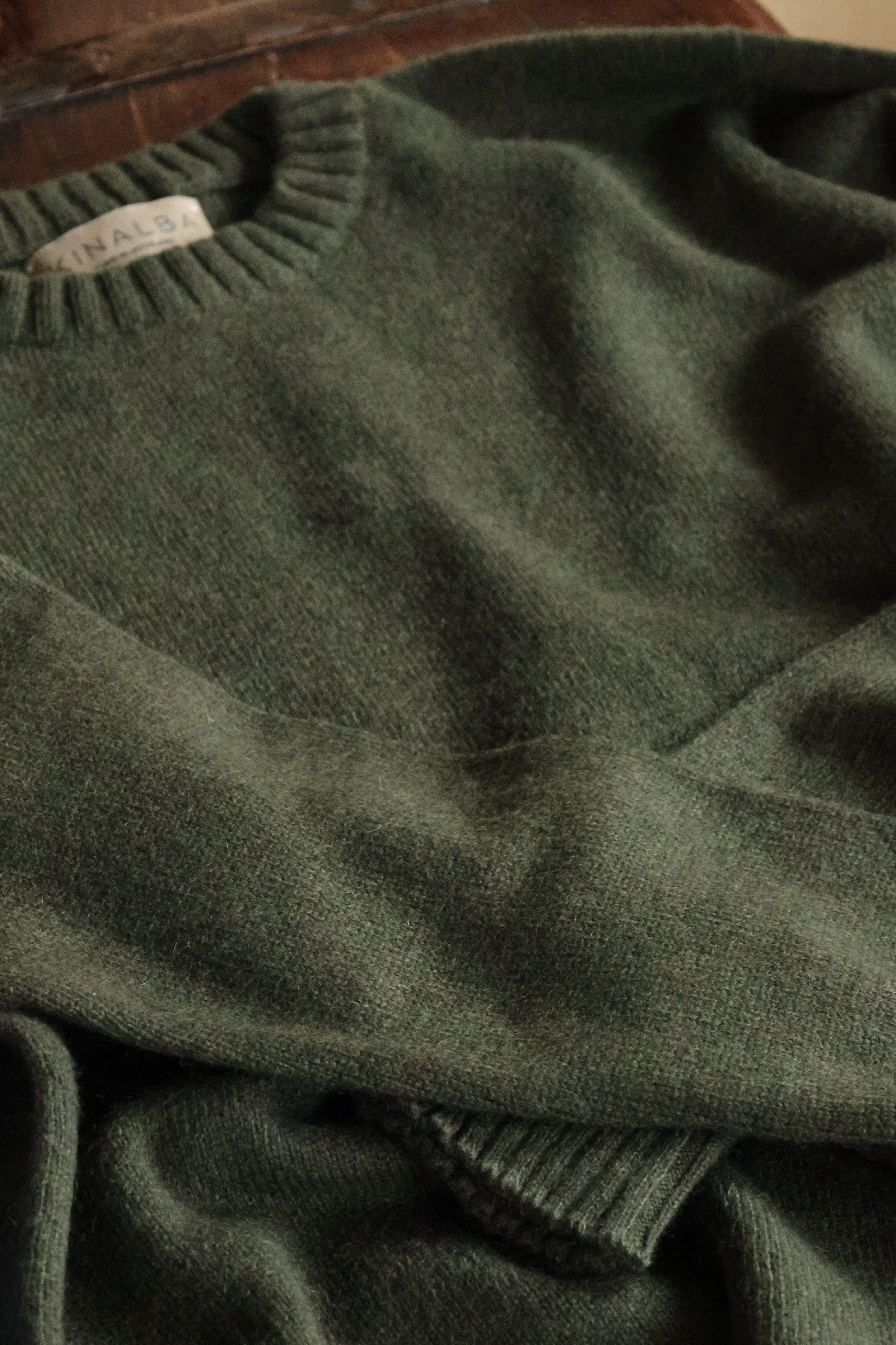 Schottischer Kaschmir Pullover von William Lockie, handgestrickt in Hawick
