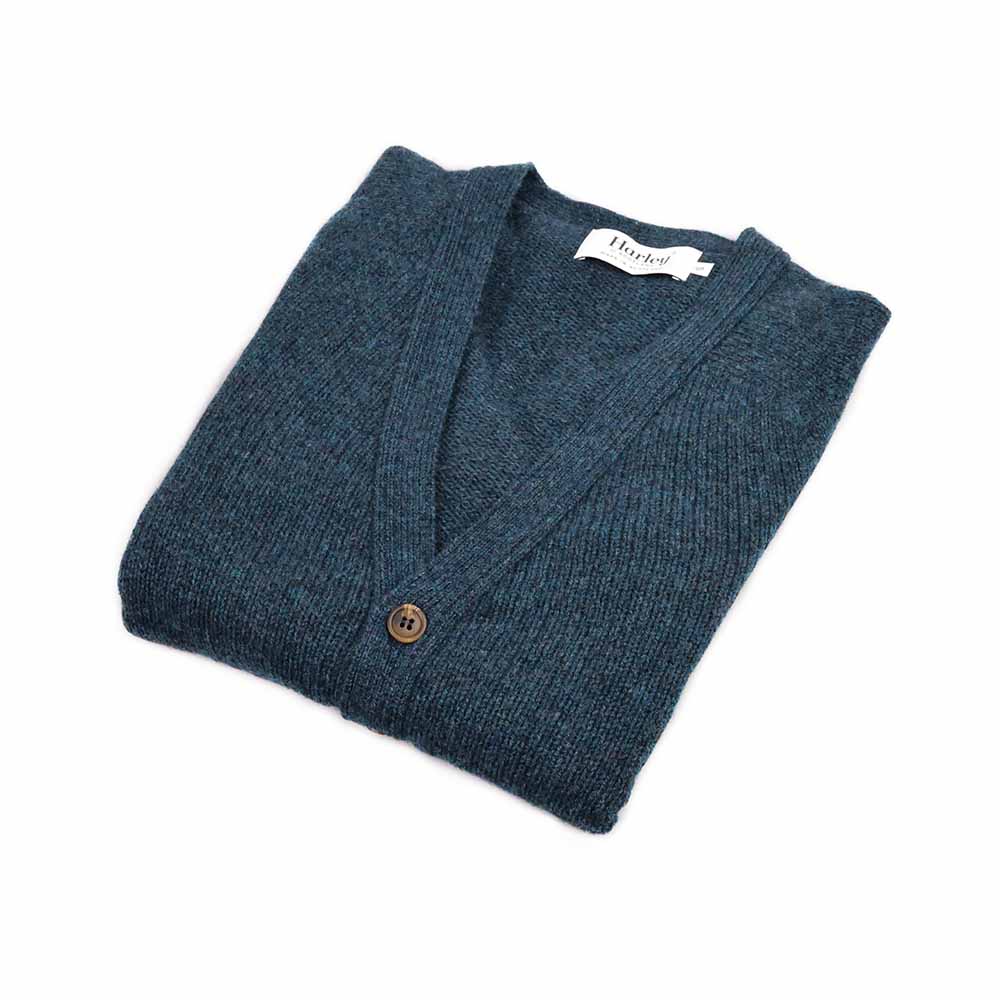Schottische Herren Strickjacke aus Schurwolle von Harley of Scotland