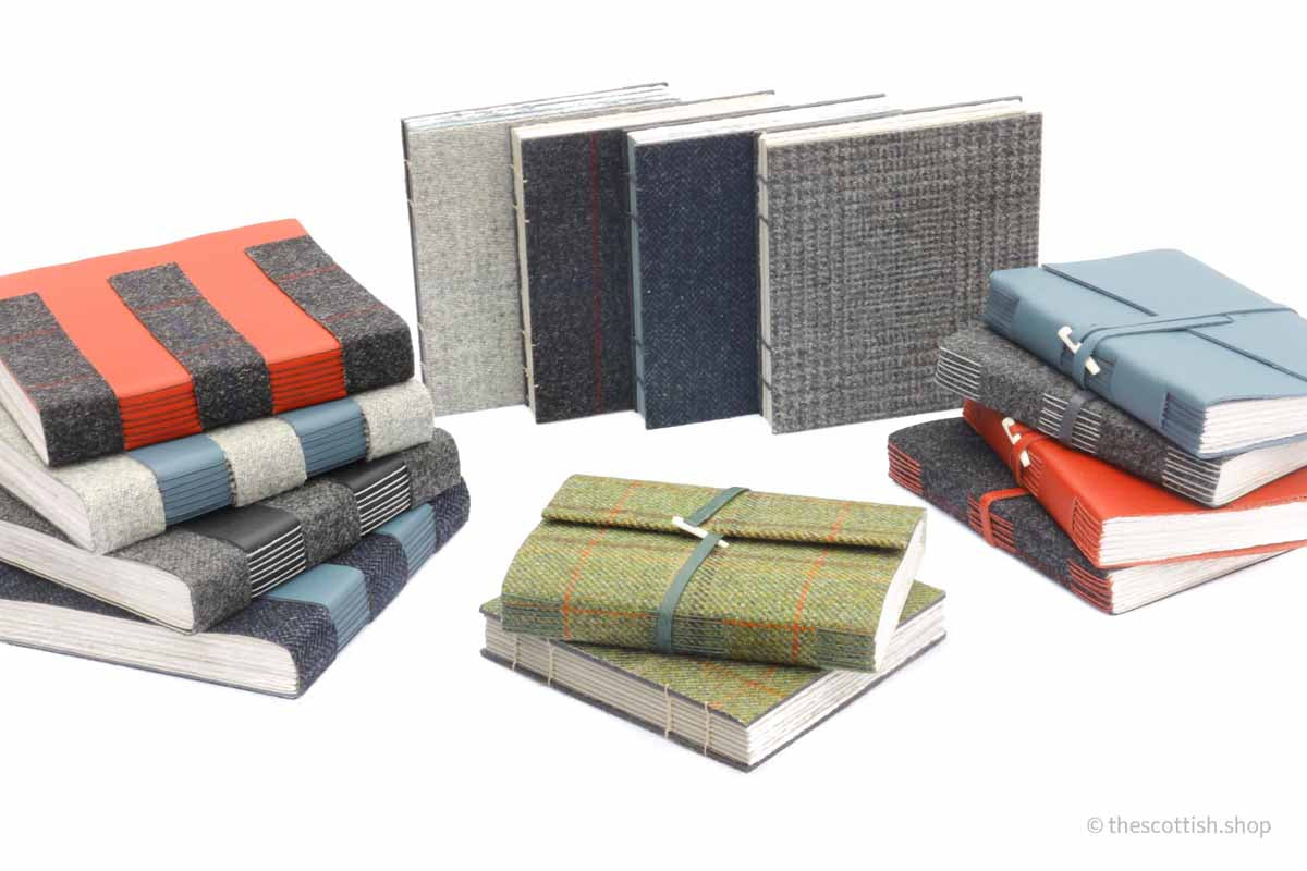 Tweed-Notizbücher-Kollektion-Scottish-Shop