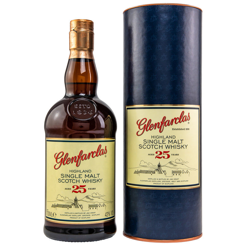 Single Malt Schottische Whisky Glenfarclas 25