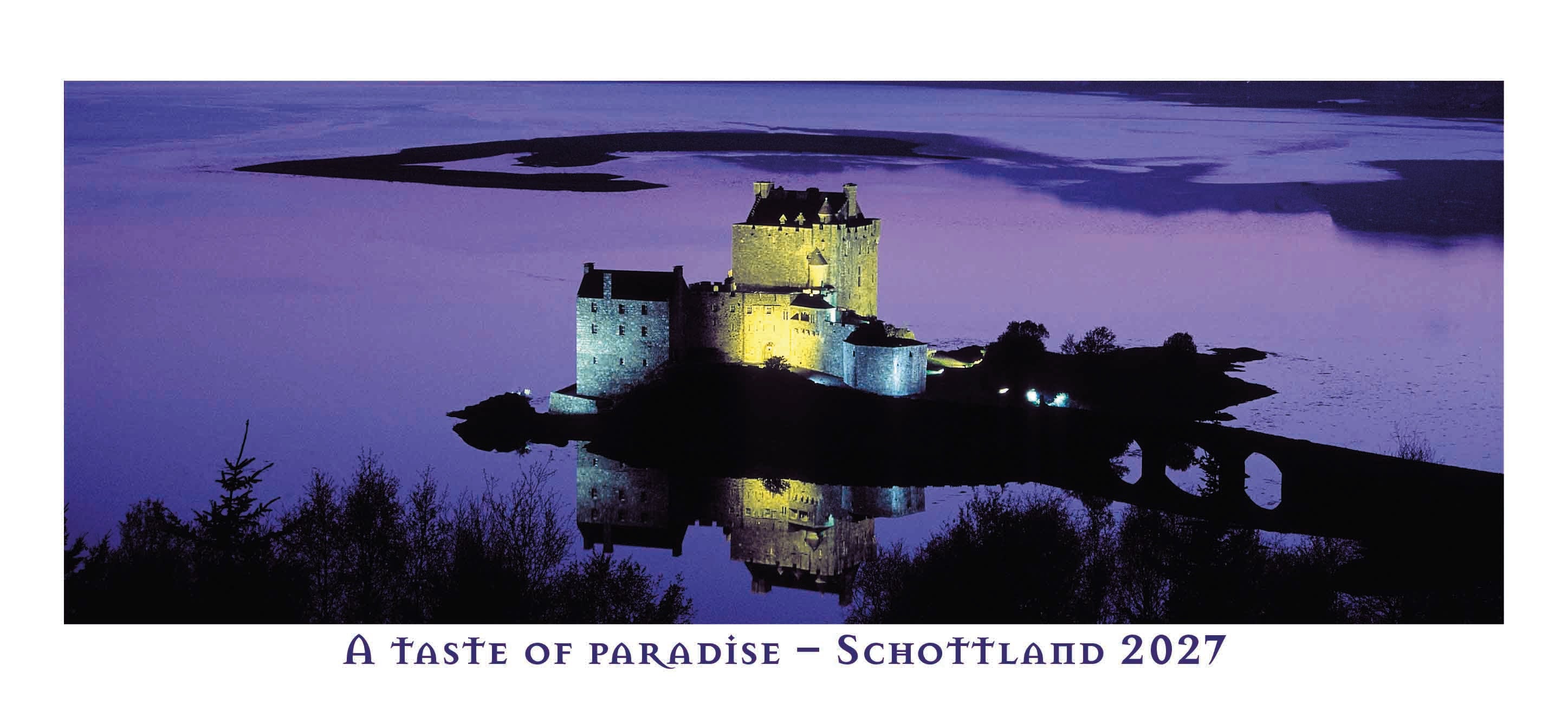 Heinz Fesl Panorama Wandkalender A Taste of Paradise Schottland 2027 — Titelseite