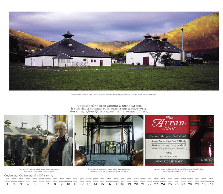 Heinz Fesl Panorama Wandkalender „A Taste of Paradise" Schottland 2027