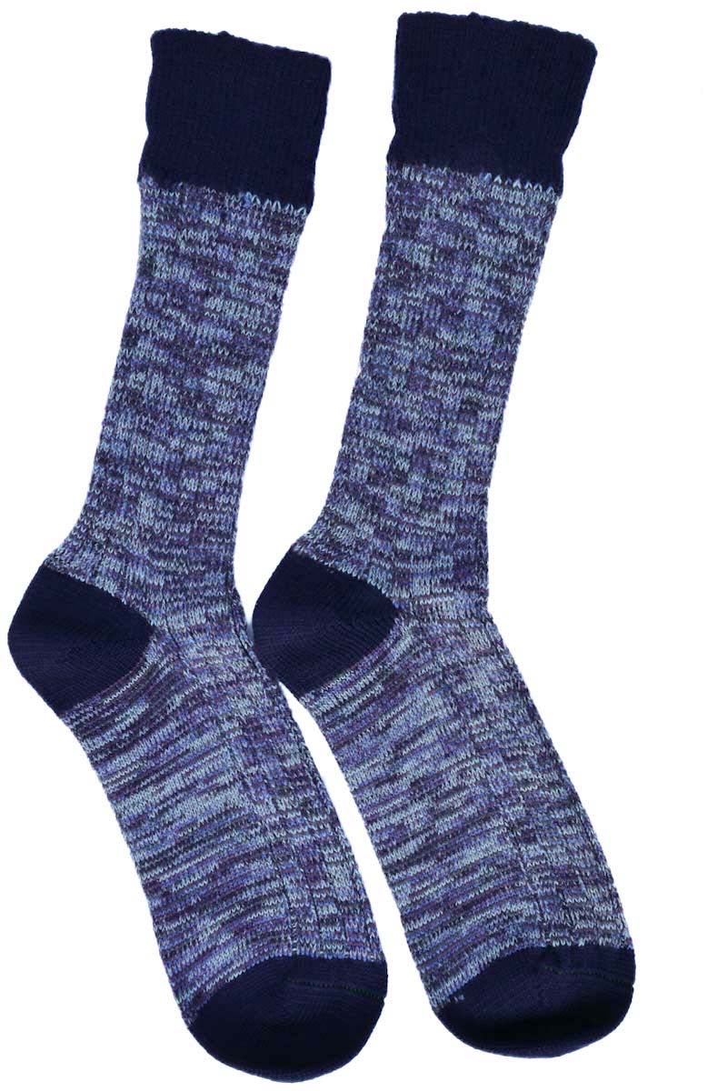 Merino Socken Herren | Bunt  Marine Blau