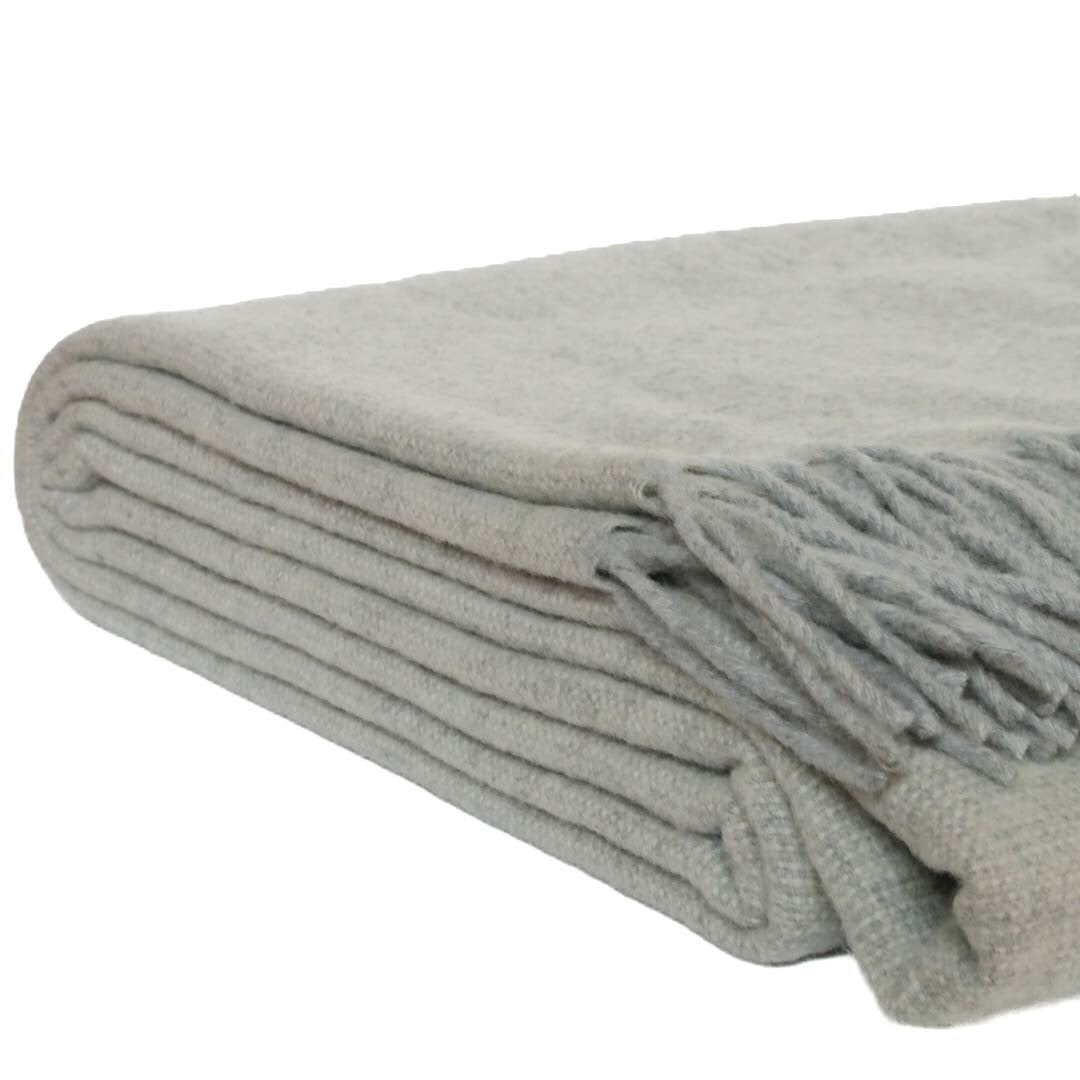 Bedspread 100% virgin wool brown