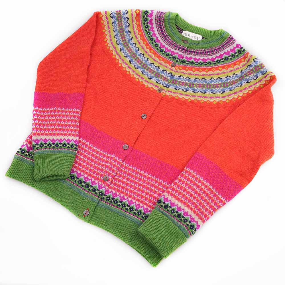 Eribé Damen Alpine Strickjacke Bellarose | Merino & Alpaca | Made in Scotland