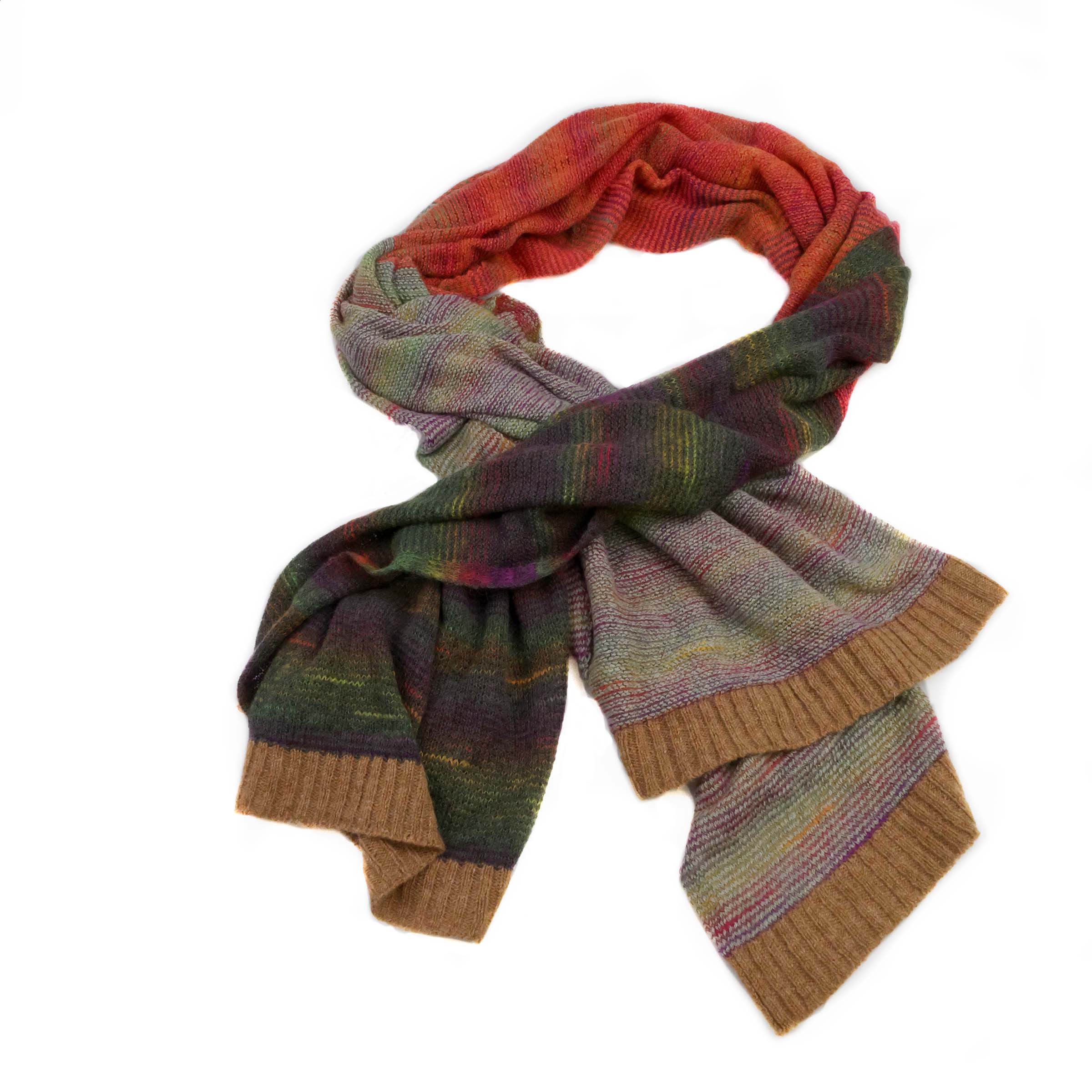 Eribé Treeline Wrap Braemar | Lambswool & Kid Mohair | Made in Scotland