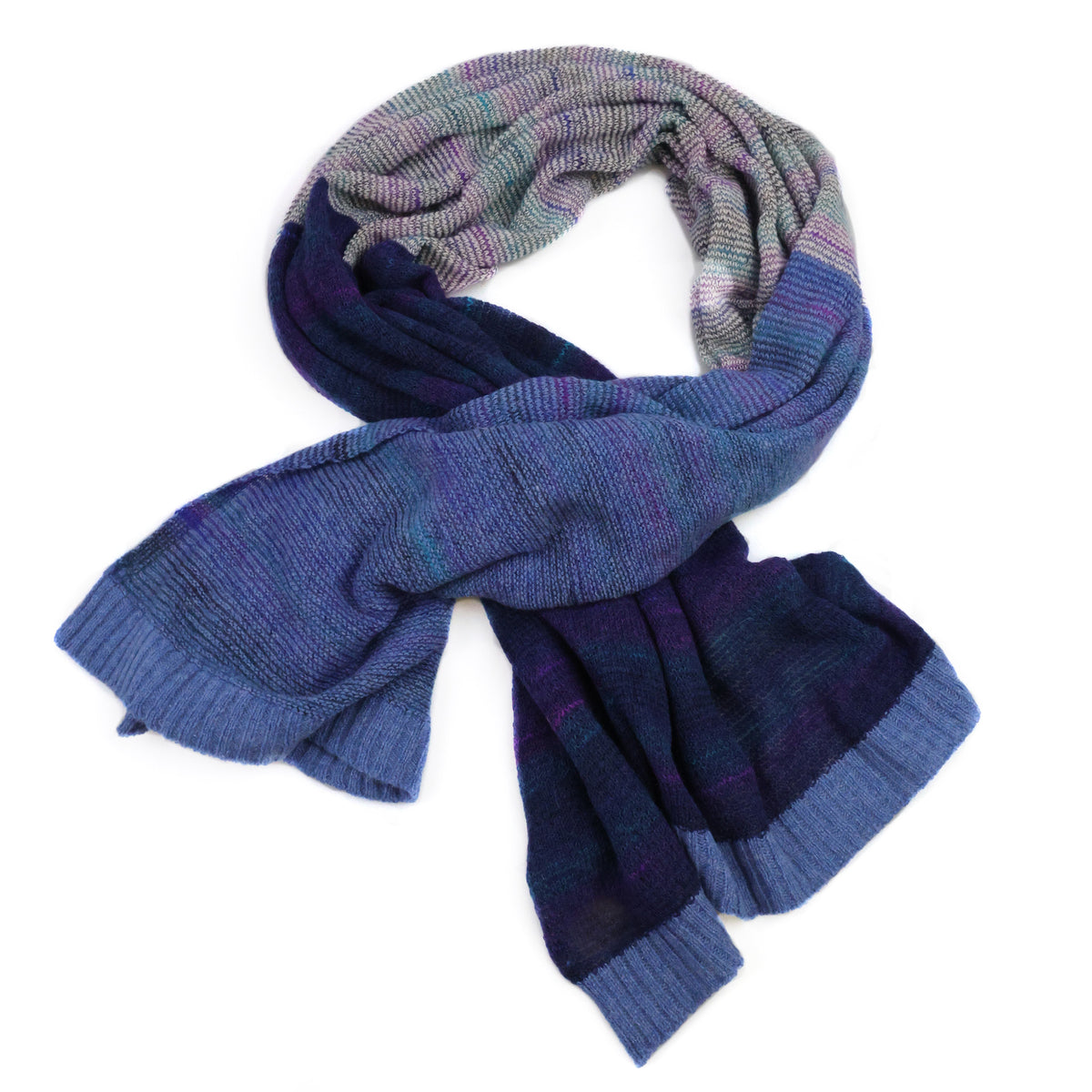 Eribé Treeline Wrap Stola Classic — 80% Lammwolle 20% Kid Mohair, 185×85cm, Made in Scotland