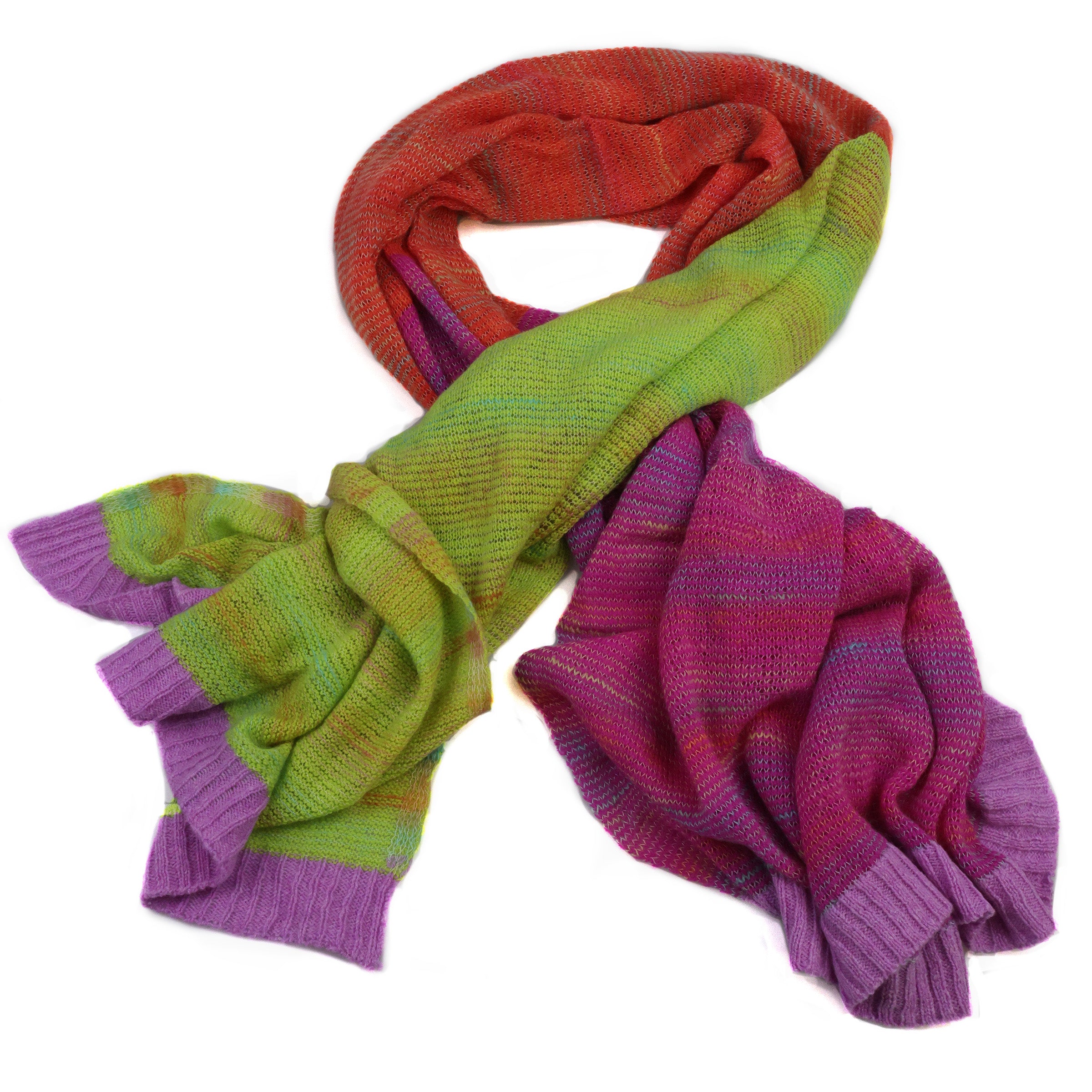 Eribé Treeline Wrap Stola Starburst — 80% Lammwolle 20% Kid Mohair, 185×85cm, Made in Scotland