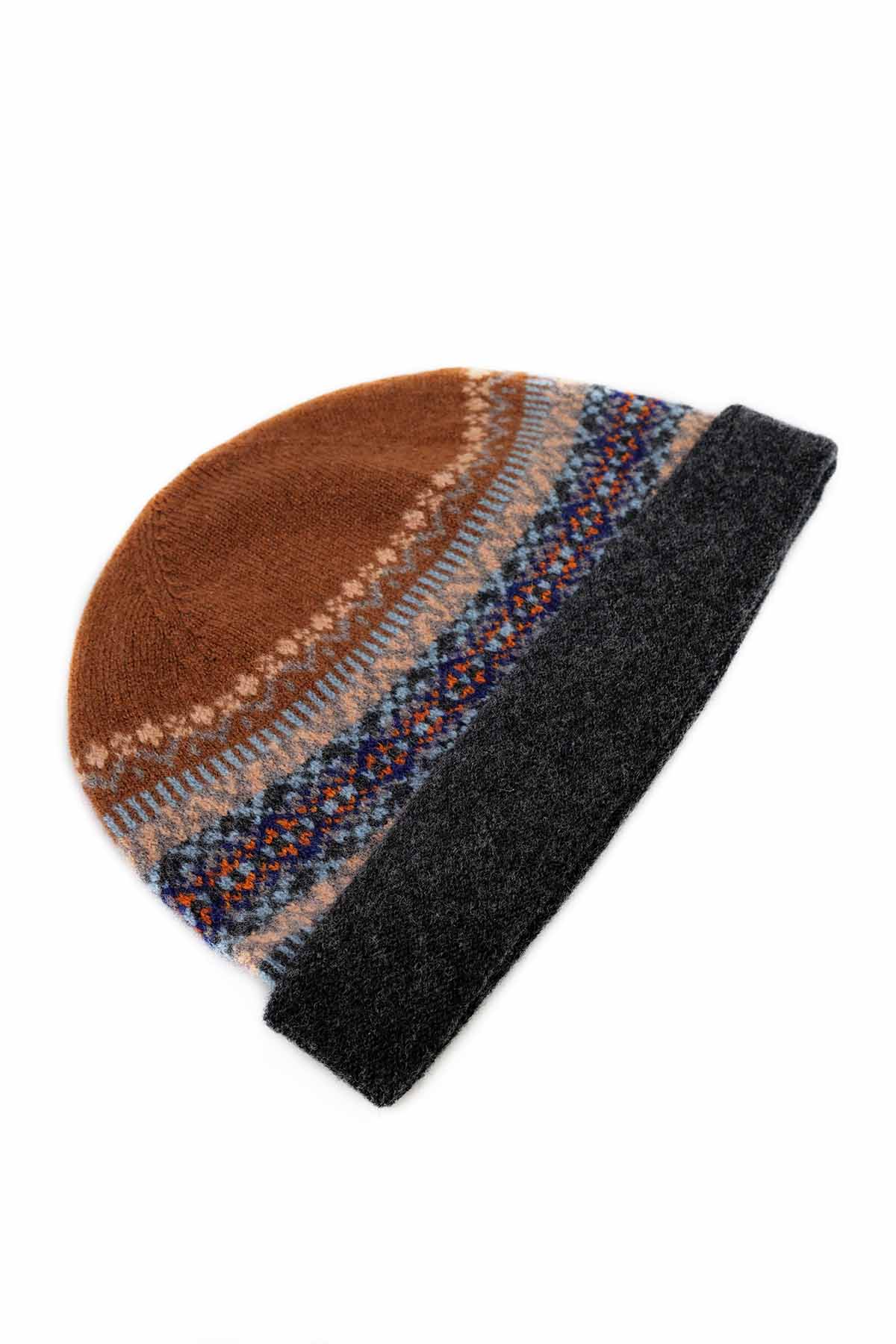 Eribé Damen Mütze Reine Merino Schurwolle Alloa Winter