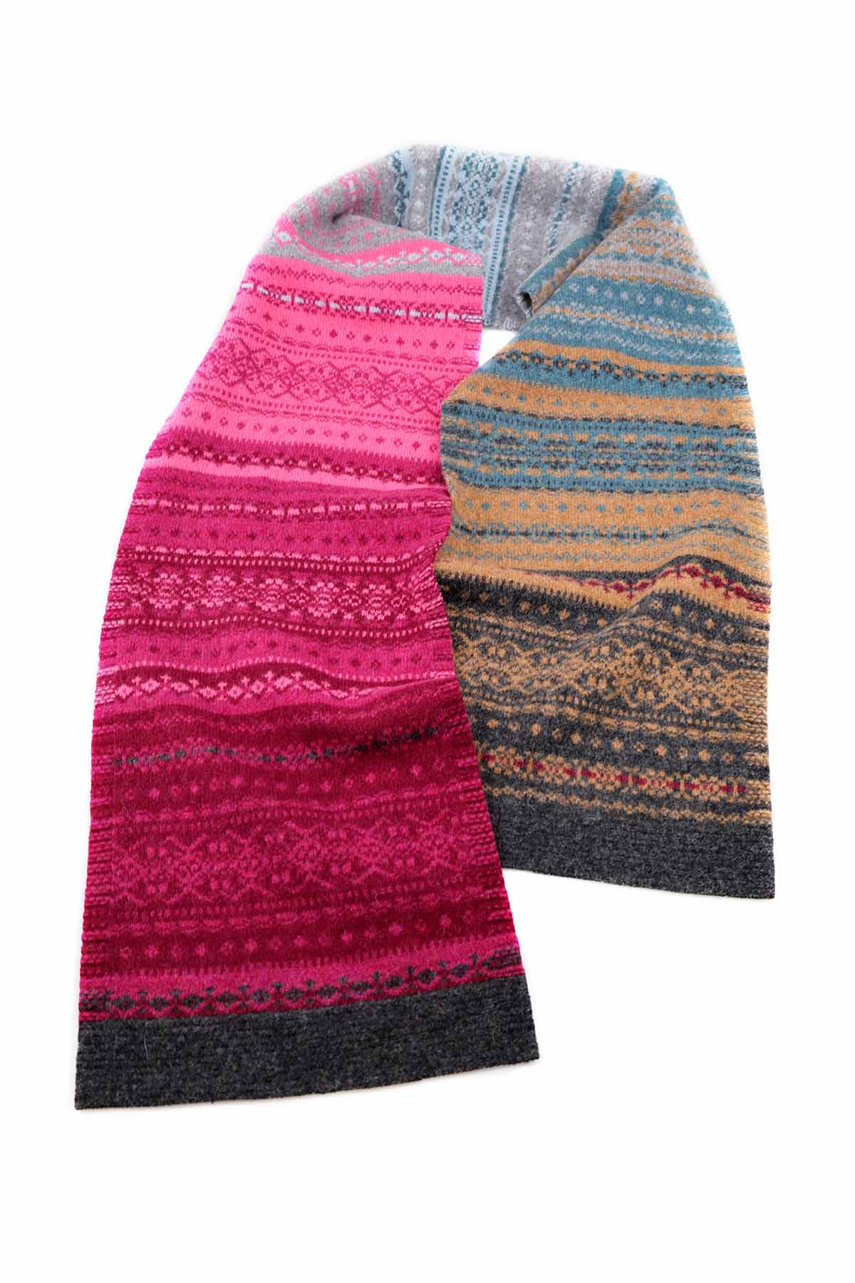 Eribé Damen Schal Reine Merino Schurwolle Alloa Velvet