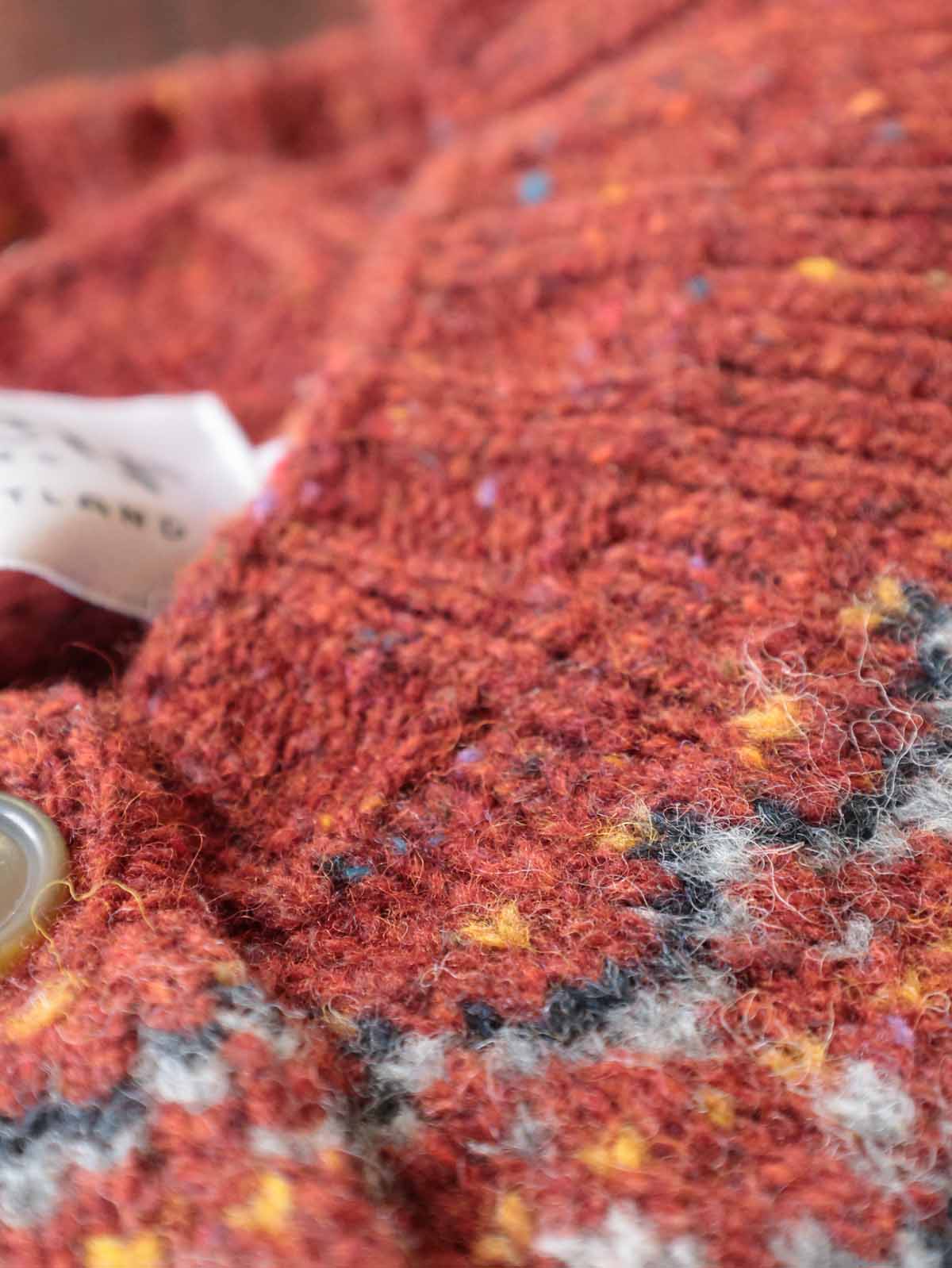 Fairisle Strickjacke | Reine Schurwolle