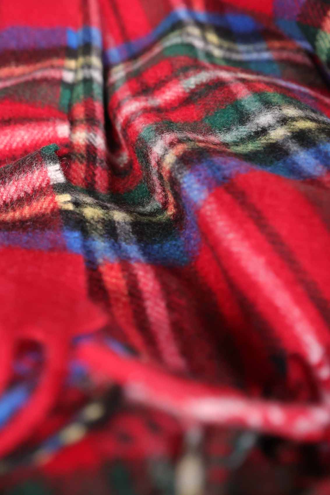Large Cashmere Scarf | Royal Stewart Red Check