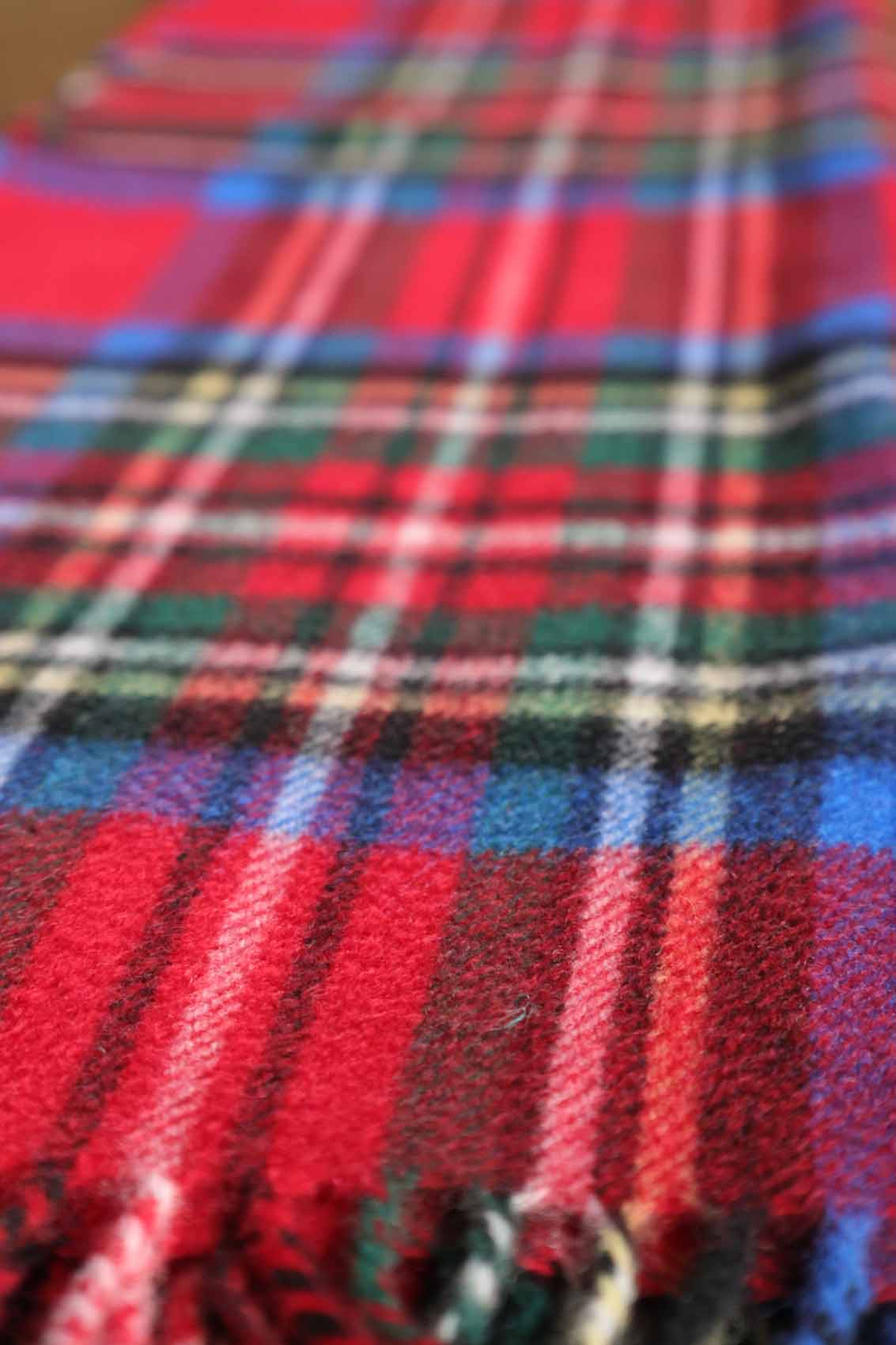 Large Cashmere Scarf | Royal Stewart Red Check