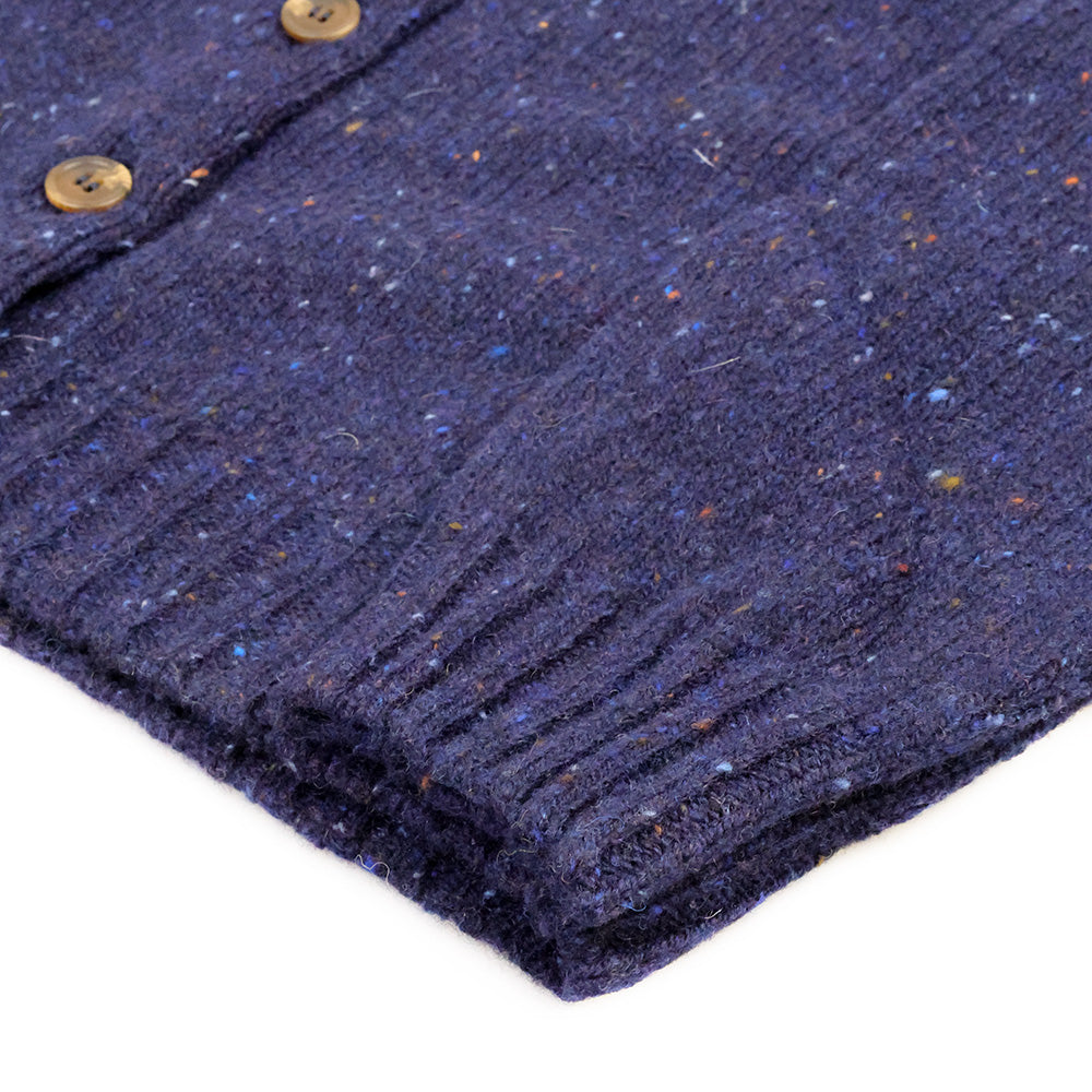 Cardigan Harley Scotland pour femme - Bleu - À la taille