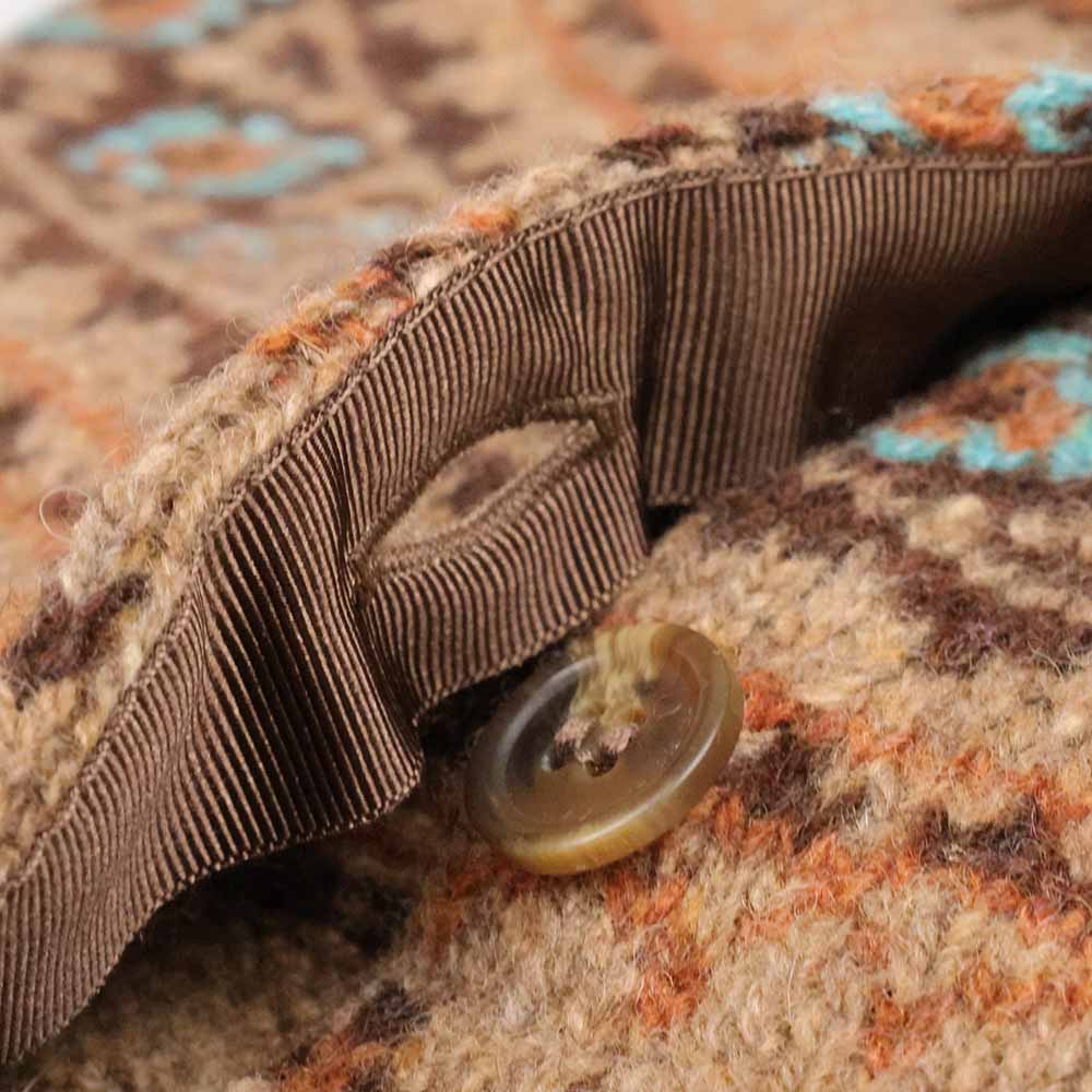 Harley-Scotland-Damen-Strickjacke-Fairisle-Knopf-inside