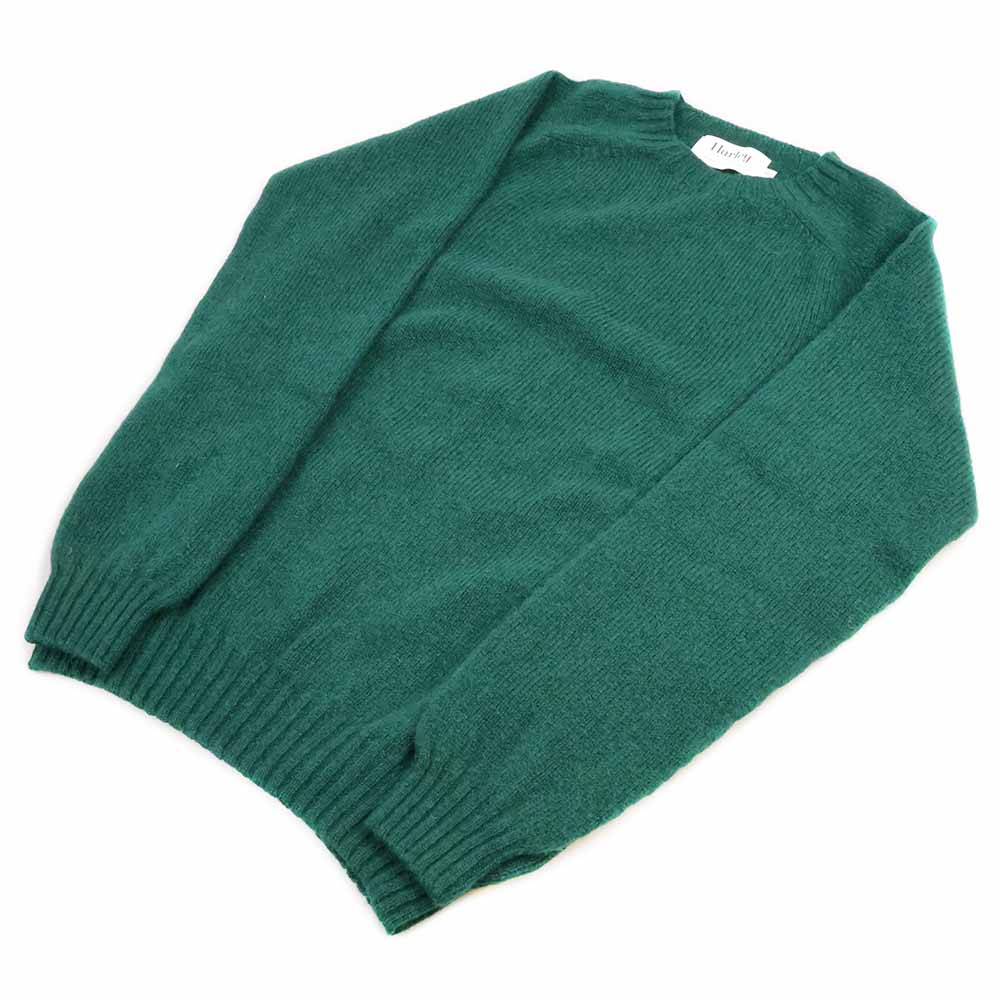Harley-Scotland-Herren-Pullover-Racing-Green-Schurwolle