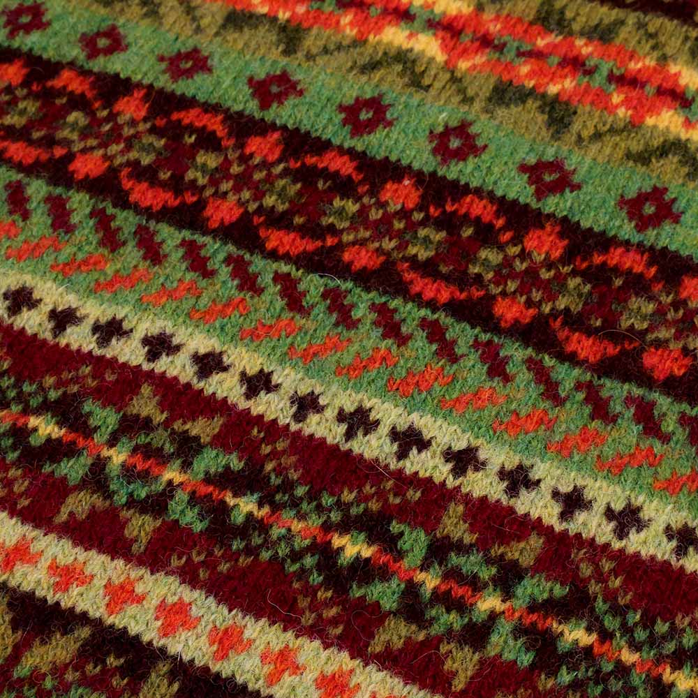 Harley-Scotland-Herren-Pullunder-Fairisle-Muster-Grun