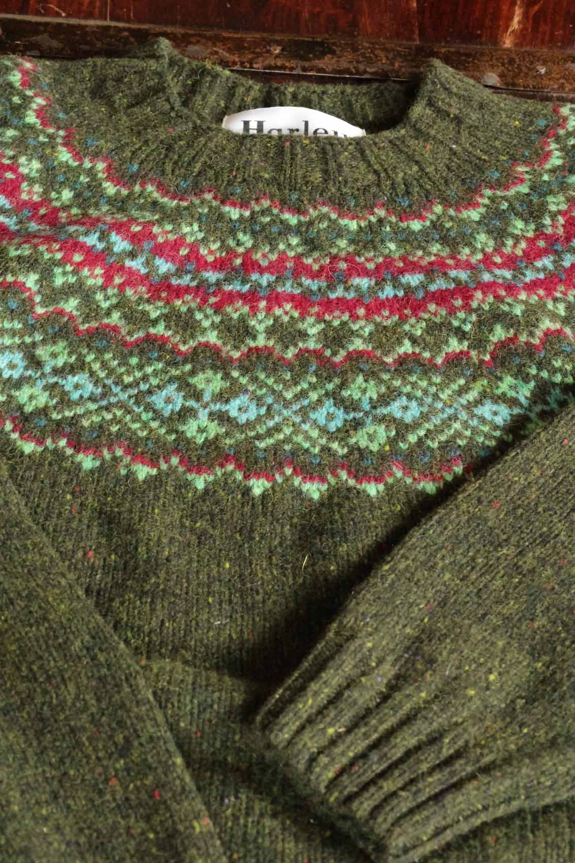 Fair Isle-Pullover Damen | Ernte
