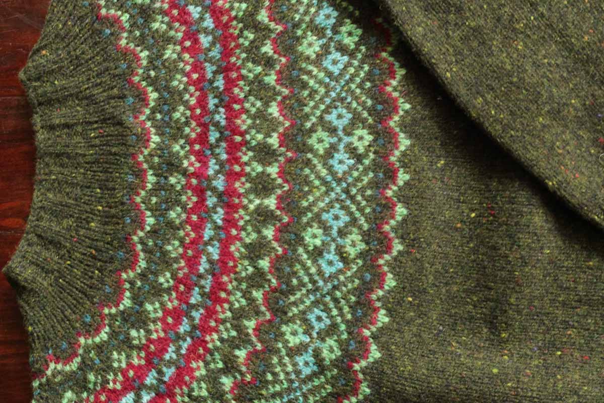 Fair Isle-Pullover Damen | Ernte