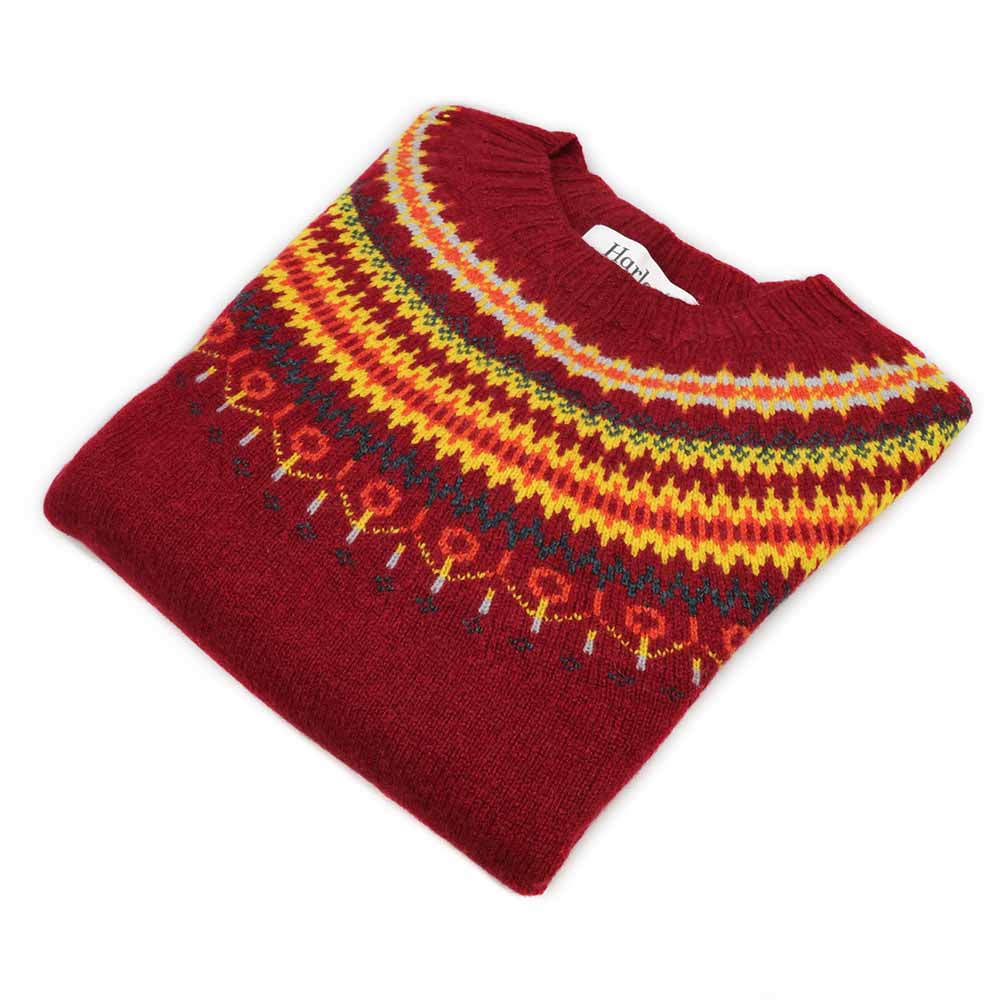 Harley_Damen_Pullover_Rot_Supersoft_schurwolle-gefalten