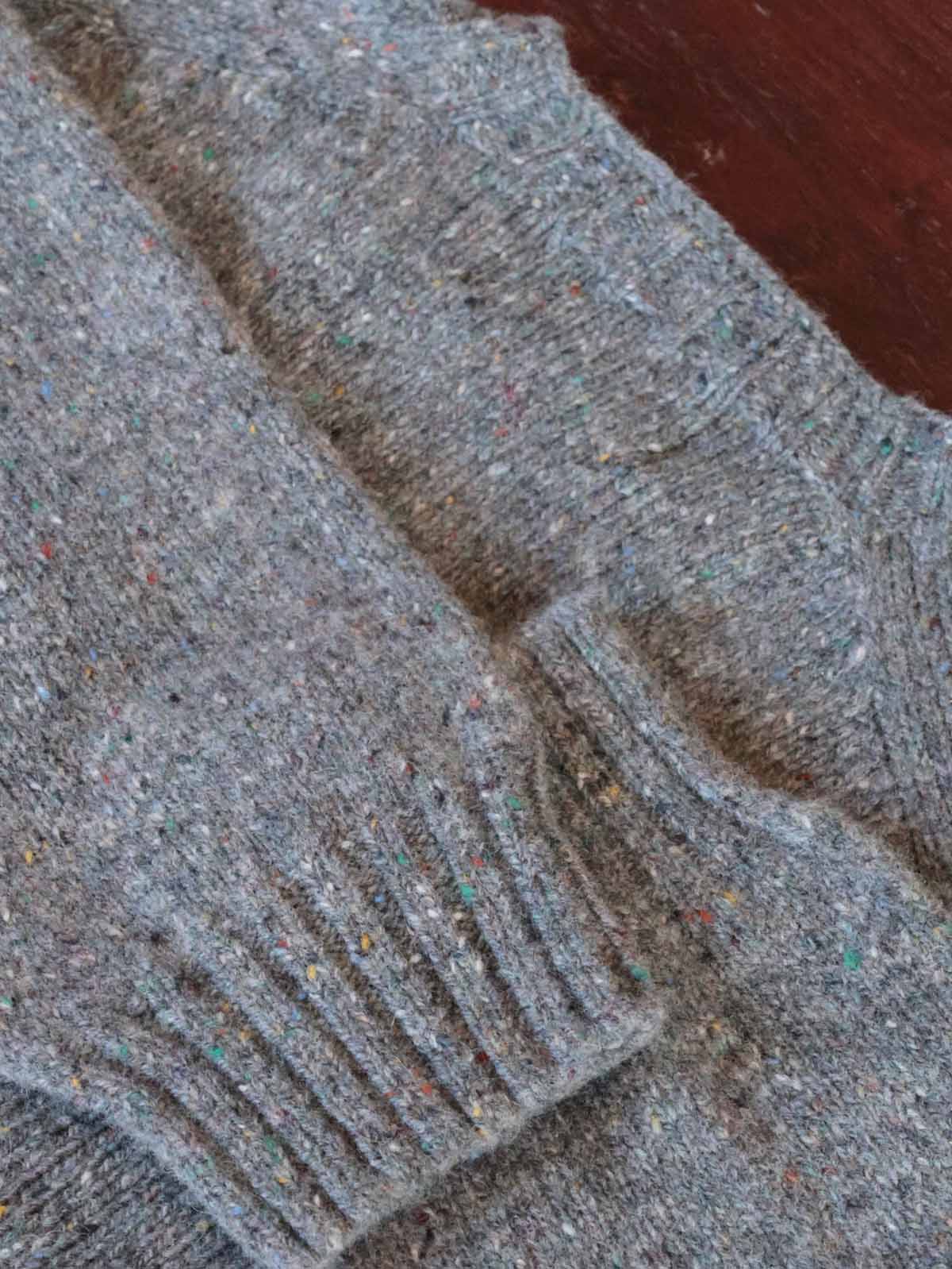 Herren Pullover Reine Schurwolle | Grau