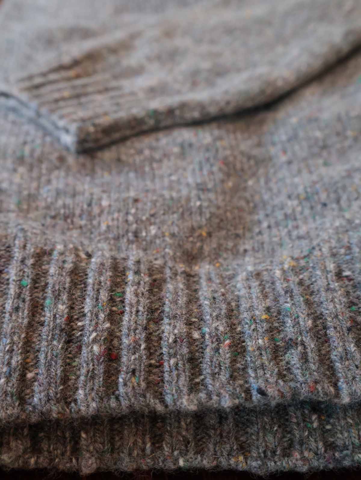 Herren Pullover Reine Schurwolle | Grau
