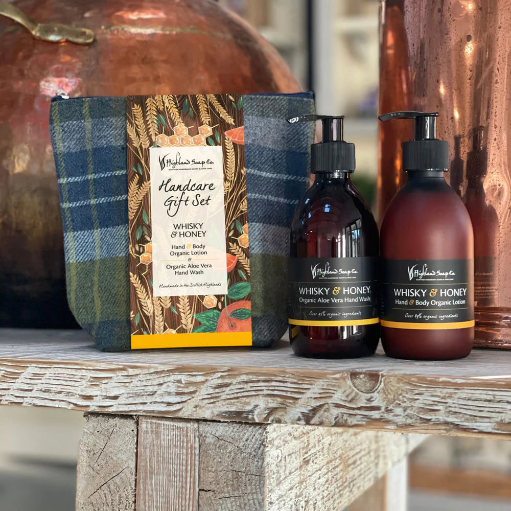 The Highland Soap Company Handpflege-Geschenkset Whisky & Honey