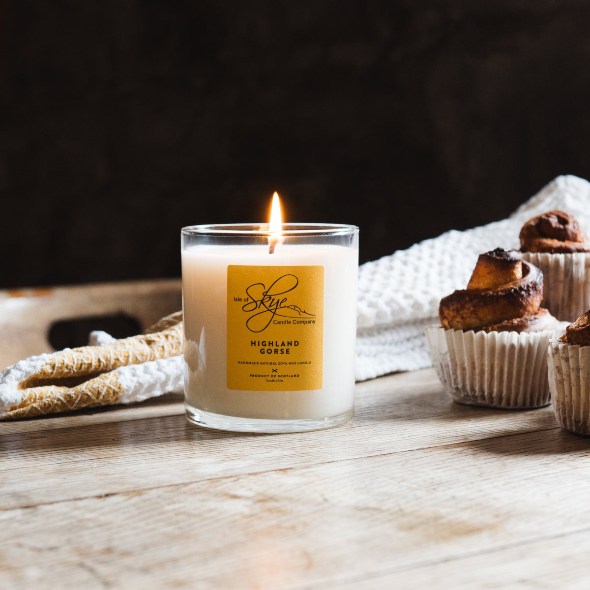 Isle of Skye Candles Highland Gorse Duftkerze aus der Scottish Collection – Stimmungsbild