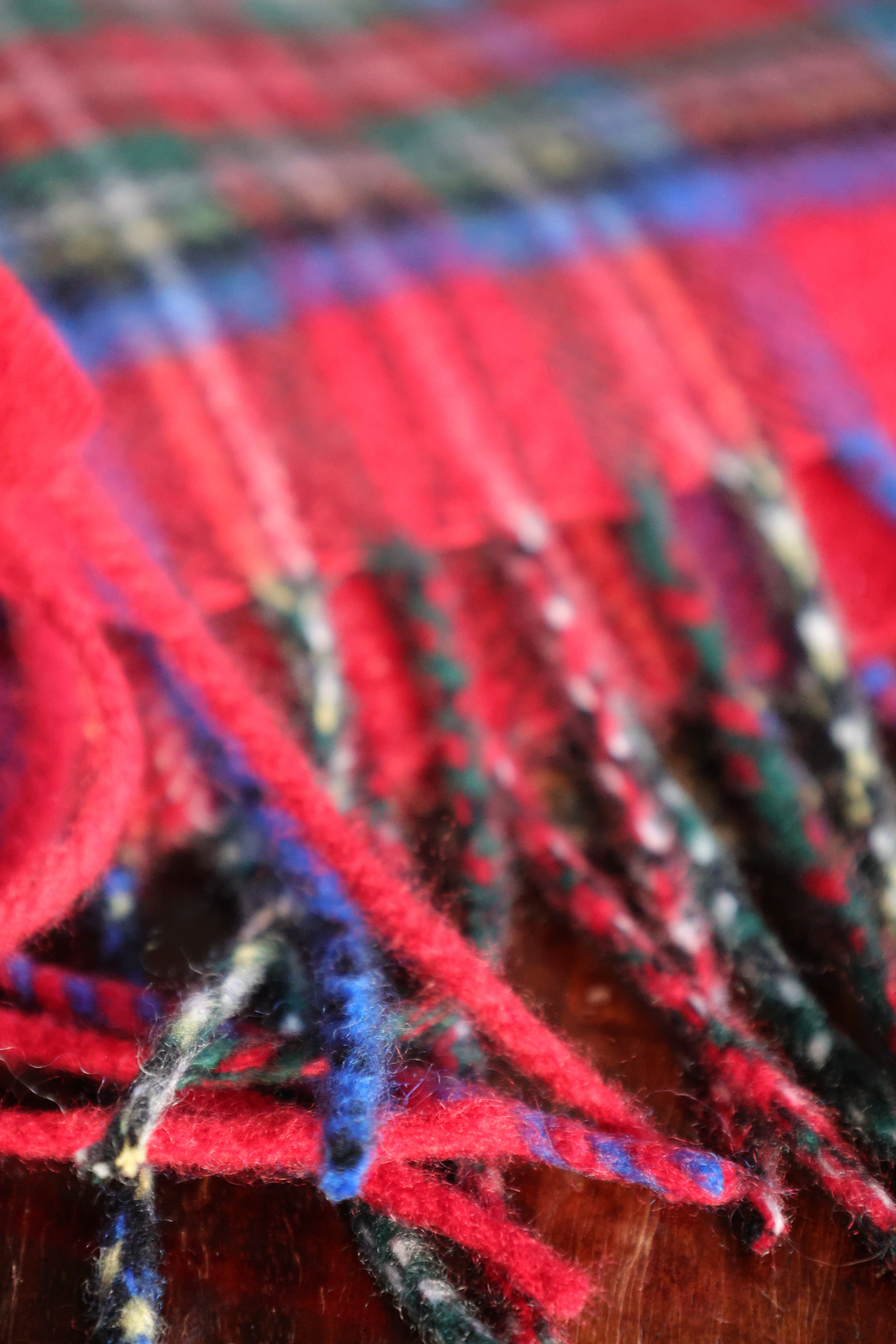 Kaschmirschal Royal Stewart | Rot blau schwarz Karo