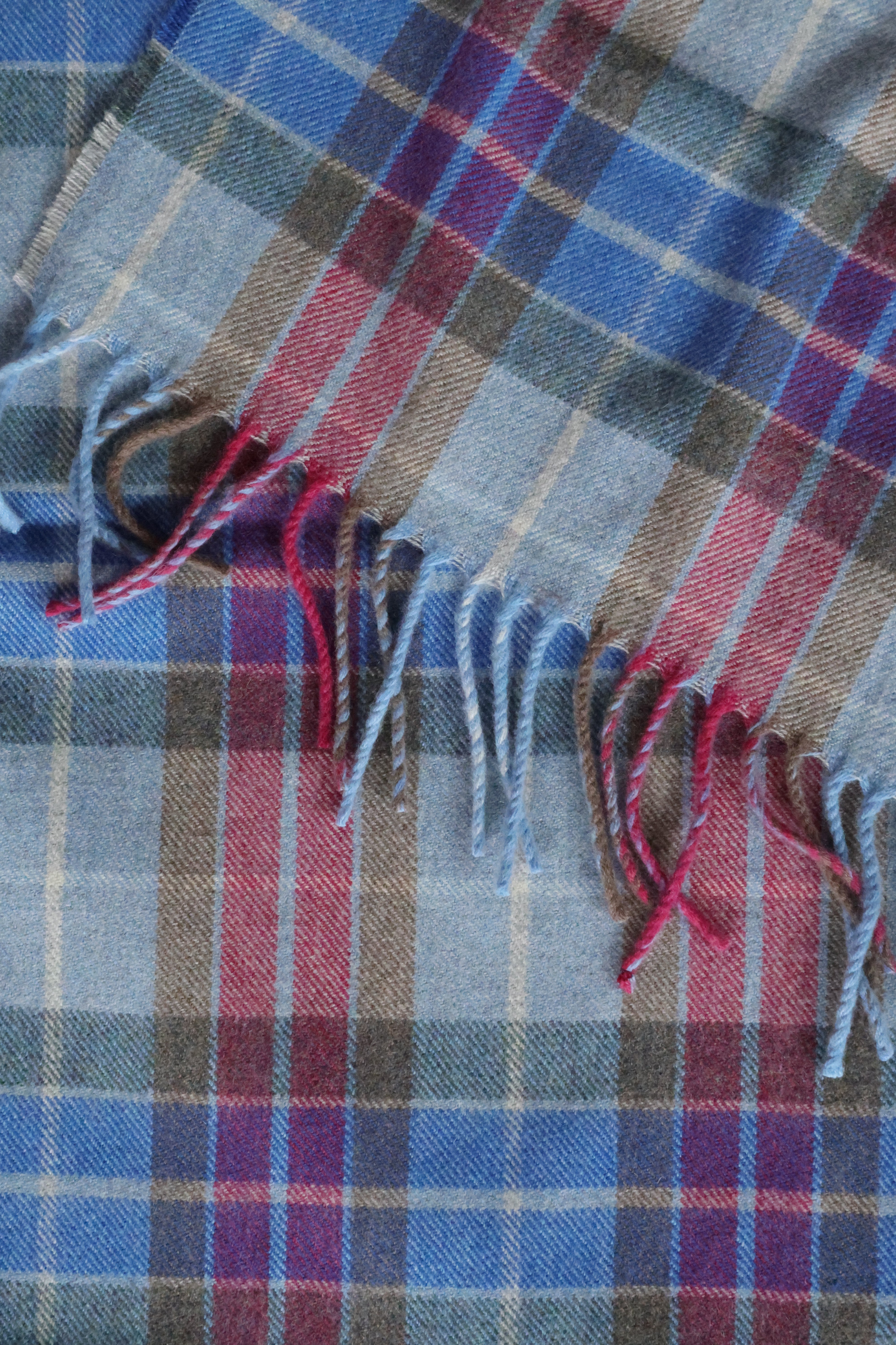 Colorful cashmere scarf
