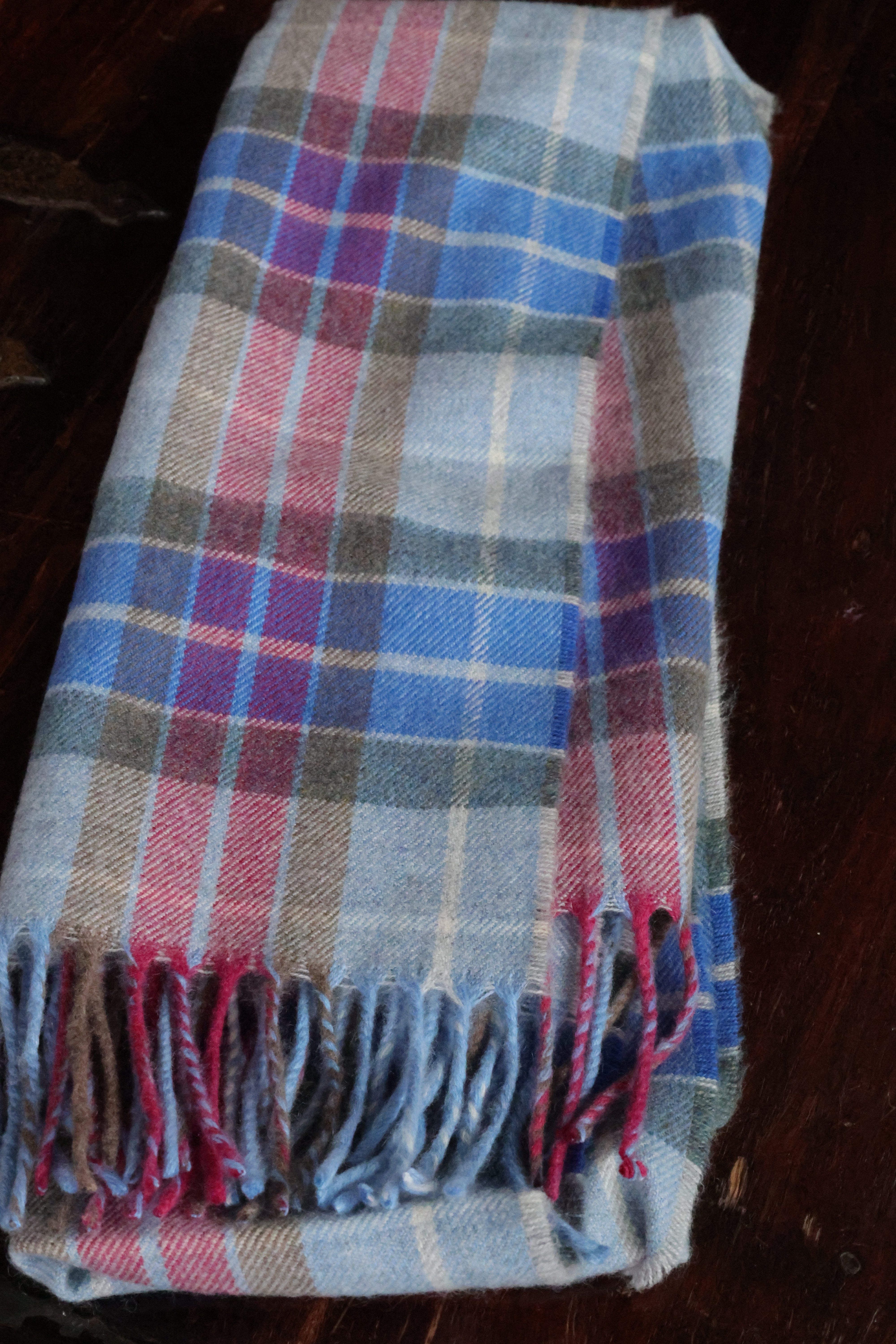Colorful cashmere scarf
