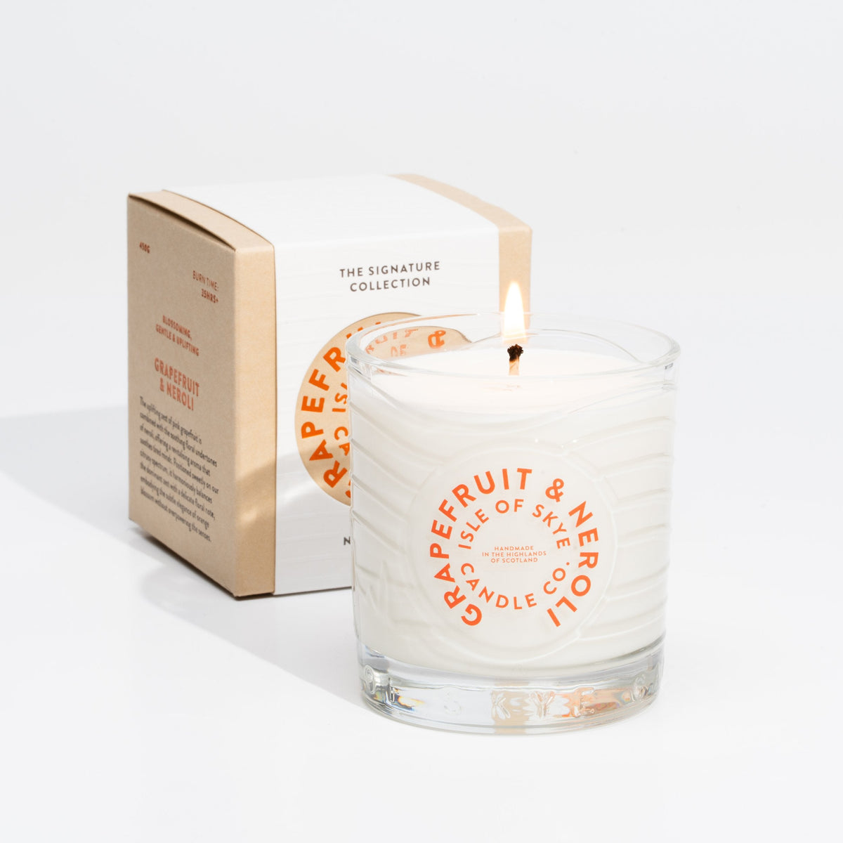 Isle of Skye Candles Grapefruit & Neroli Duftkerze im Insel Tumbler – Stimmungsbild