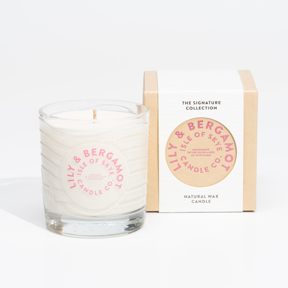 Isle of Skye Candles Lily & Bergamot Duftkerze im Insel Tumbler – Detailansicht