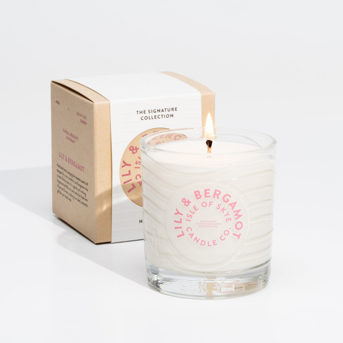 Isle of Skye Candles Lily & Bergamot Duftkerze im Insel Tumbler – Produktansicht