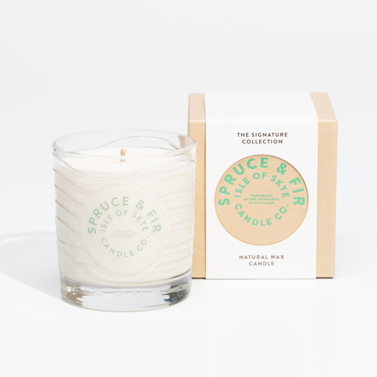 Isle of Skye Candles Spruce & Fir Duftkerze im Insel Tumbler – Produktansicht