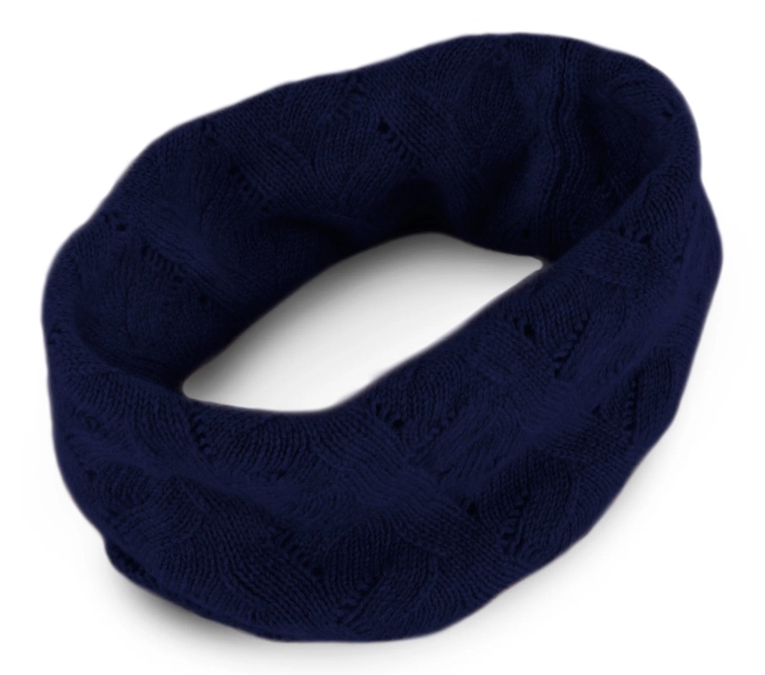 Cashmere Loop Scarves Women Lace Cable