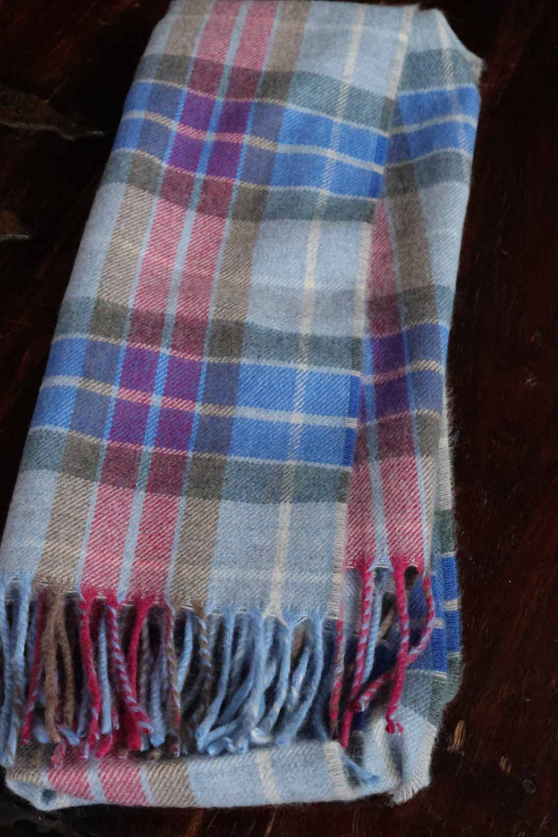 Colorful cashmere scarf