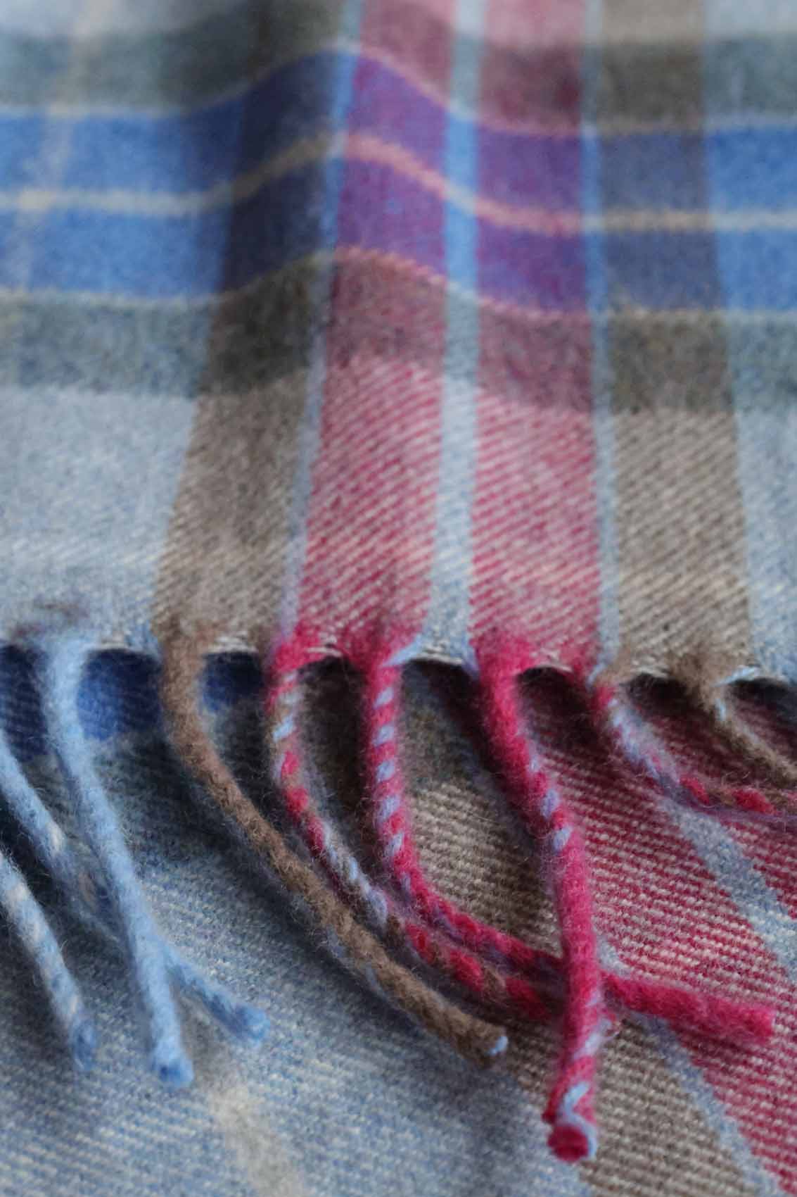 Colorful cashmere scarf