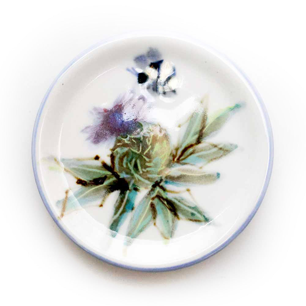 Keramik Untersetzer | Schottische Distel | The Scottish Shop DE