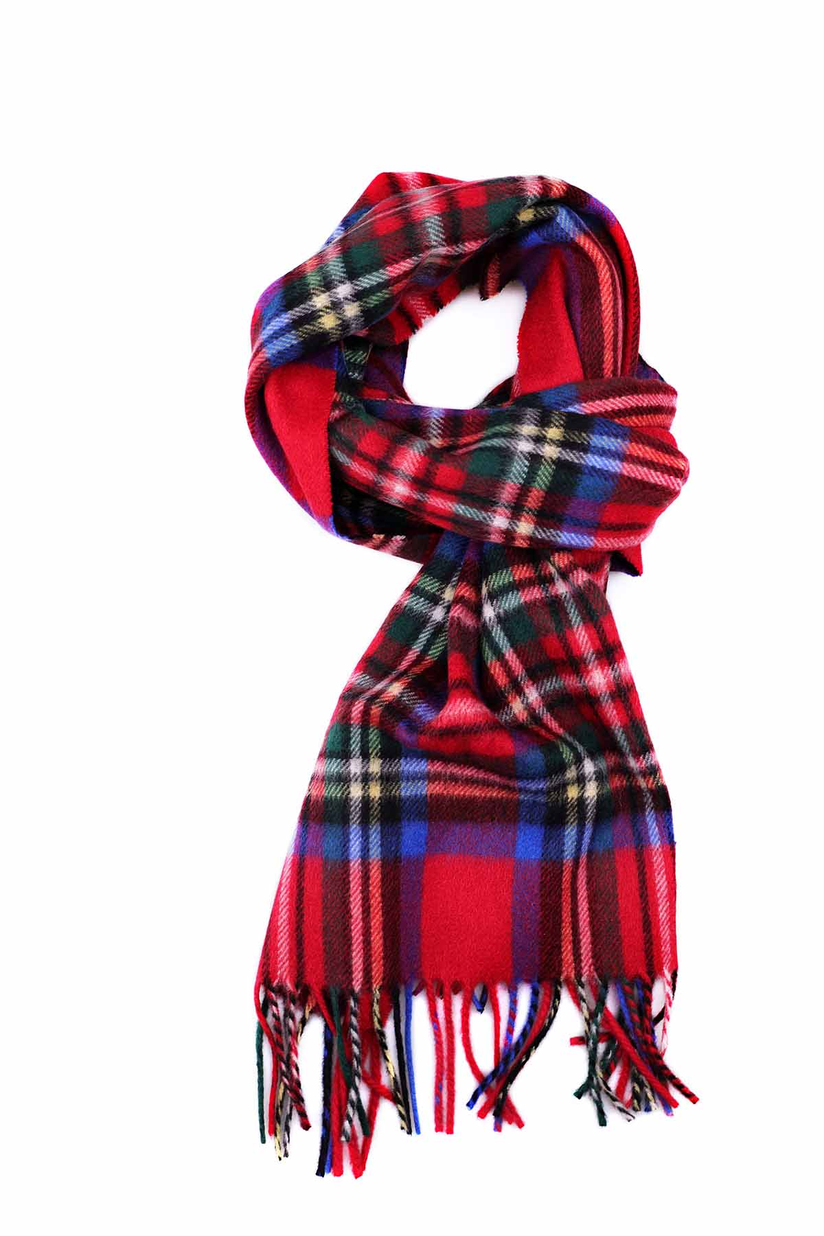 Large Cashmere Scarf | Royal Stewart Red Check