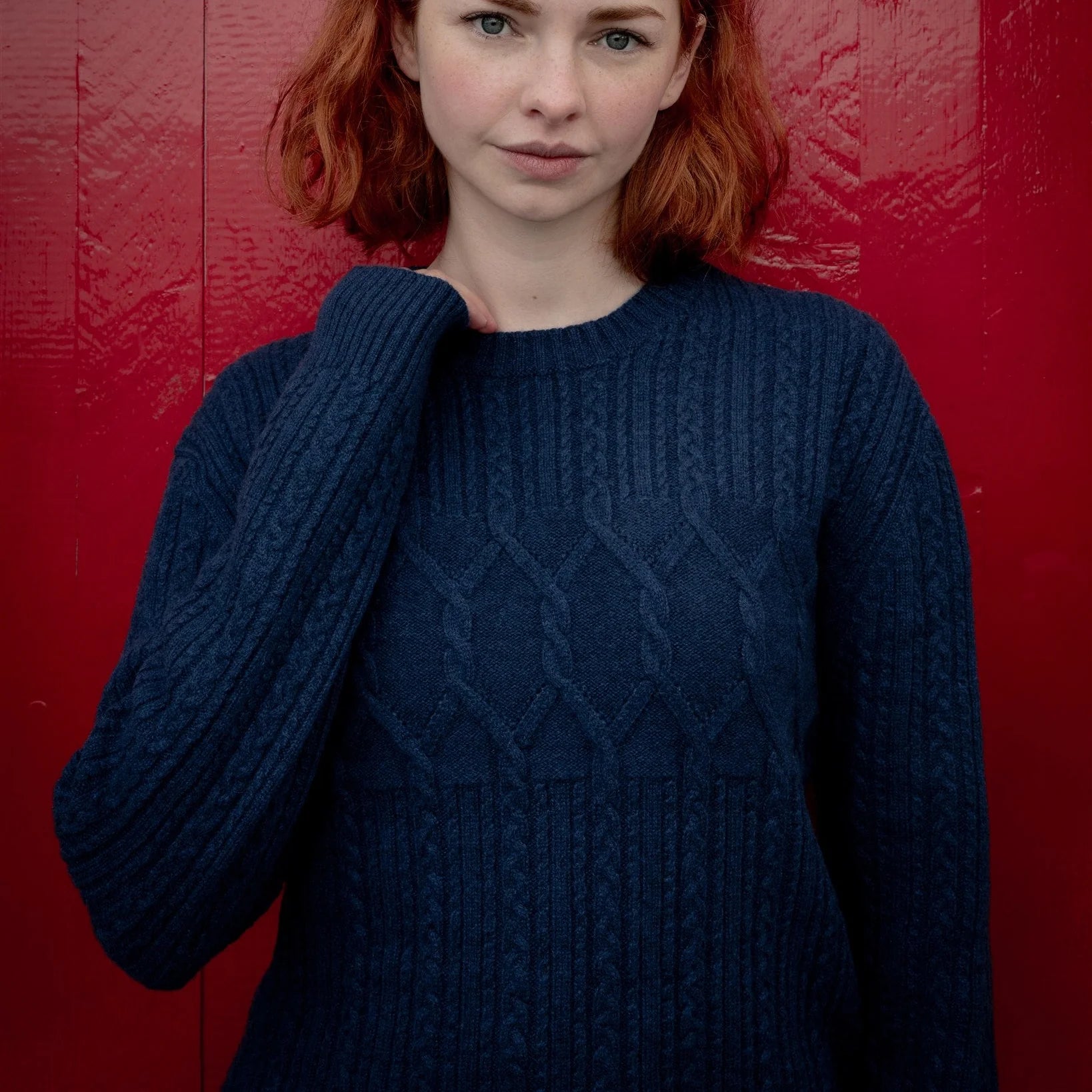 Cashmere Sweater Angler Blue