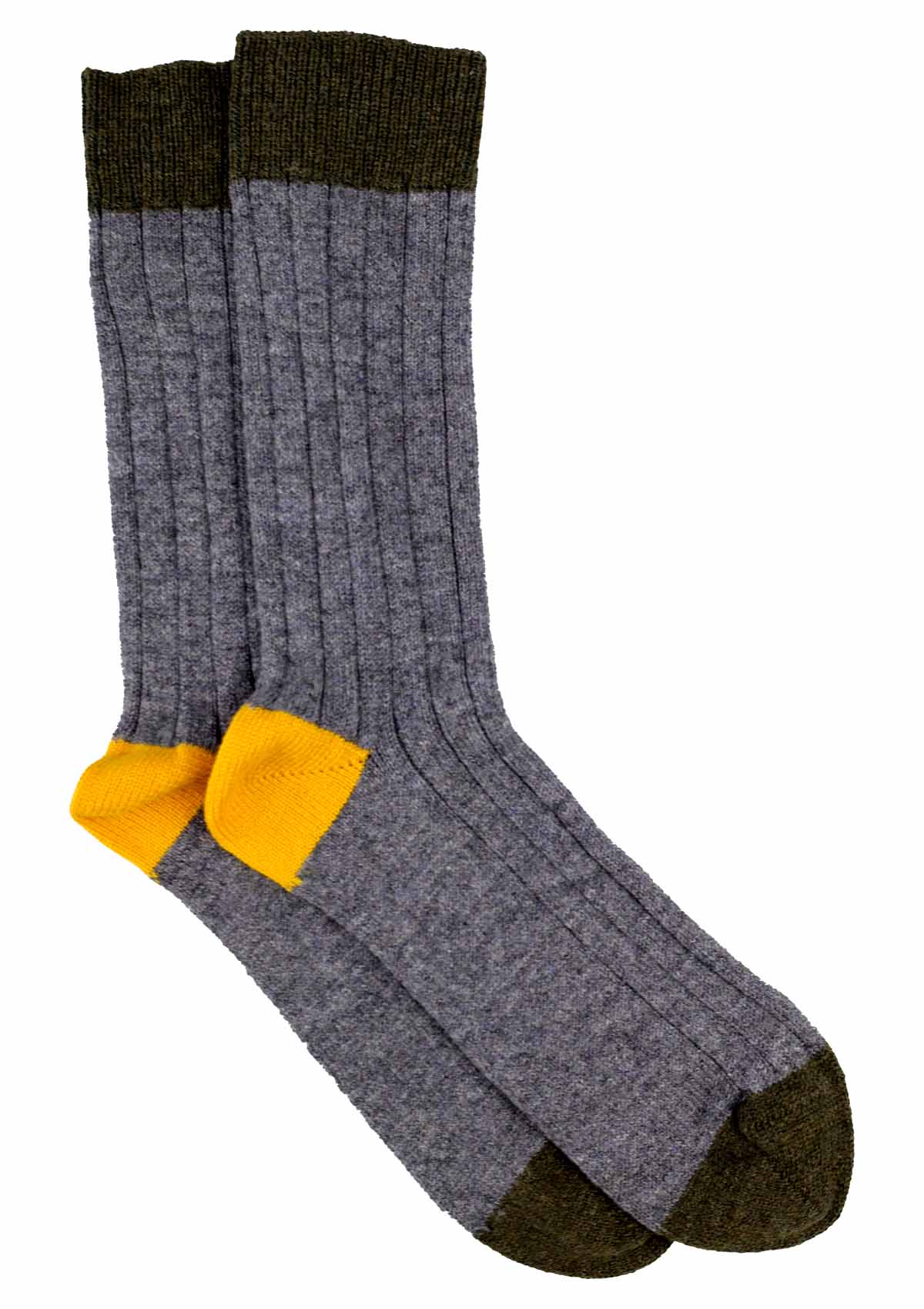 Cashmere Lounge Socks Blue