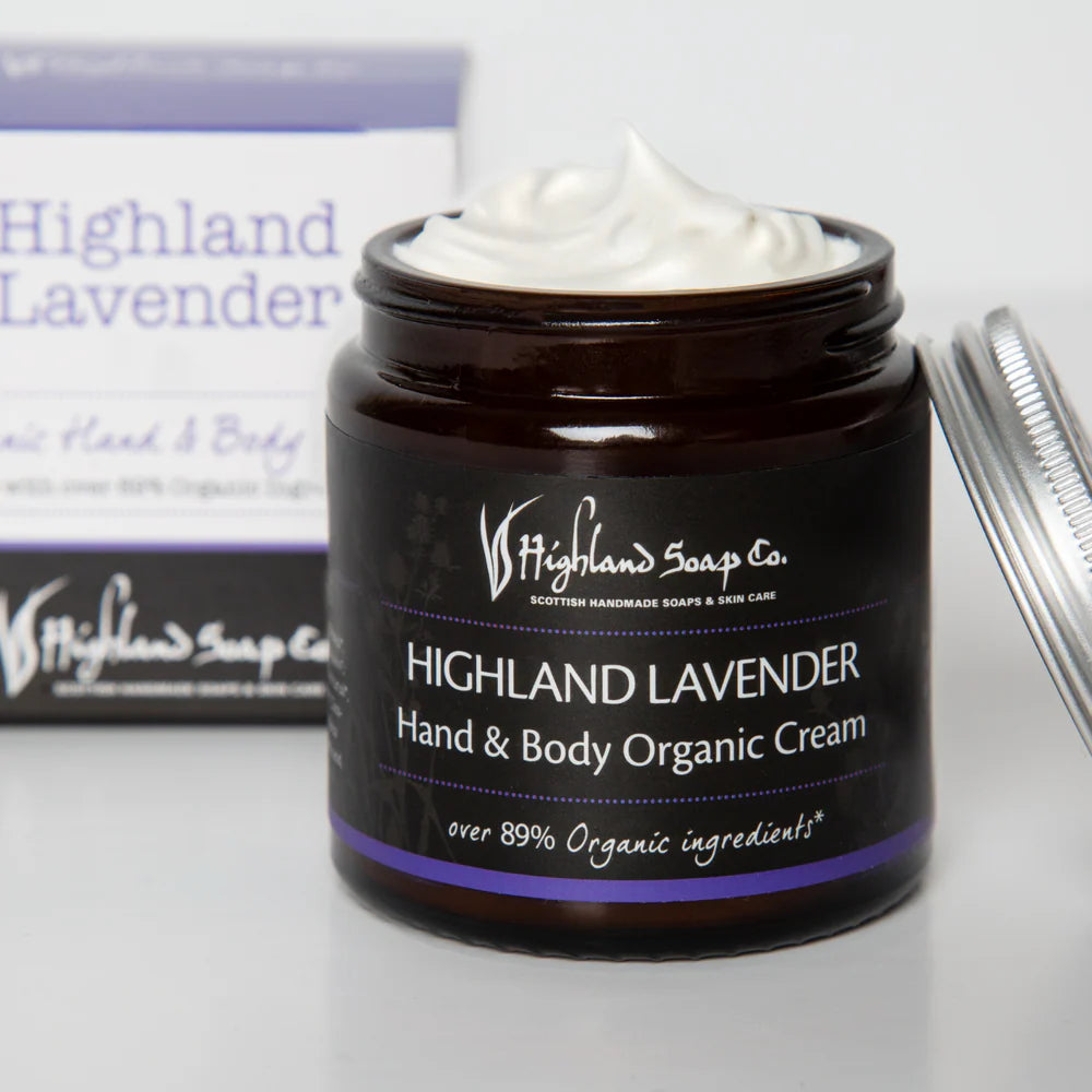 The Highland Soap Company Bio Hand- & Körpercreme Highland Lavender 120ml