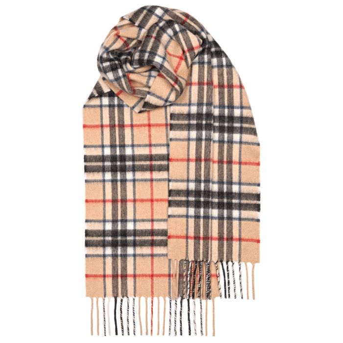 Lochcarron Kaschmirschal Thomson Camel