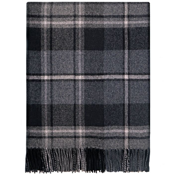 Lochcarron Wolldecke MacRae Hunting Gray