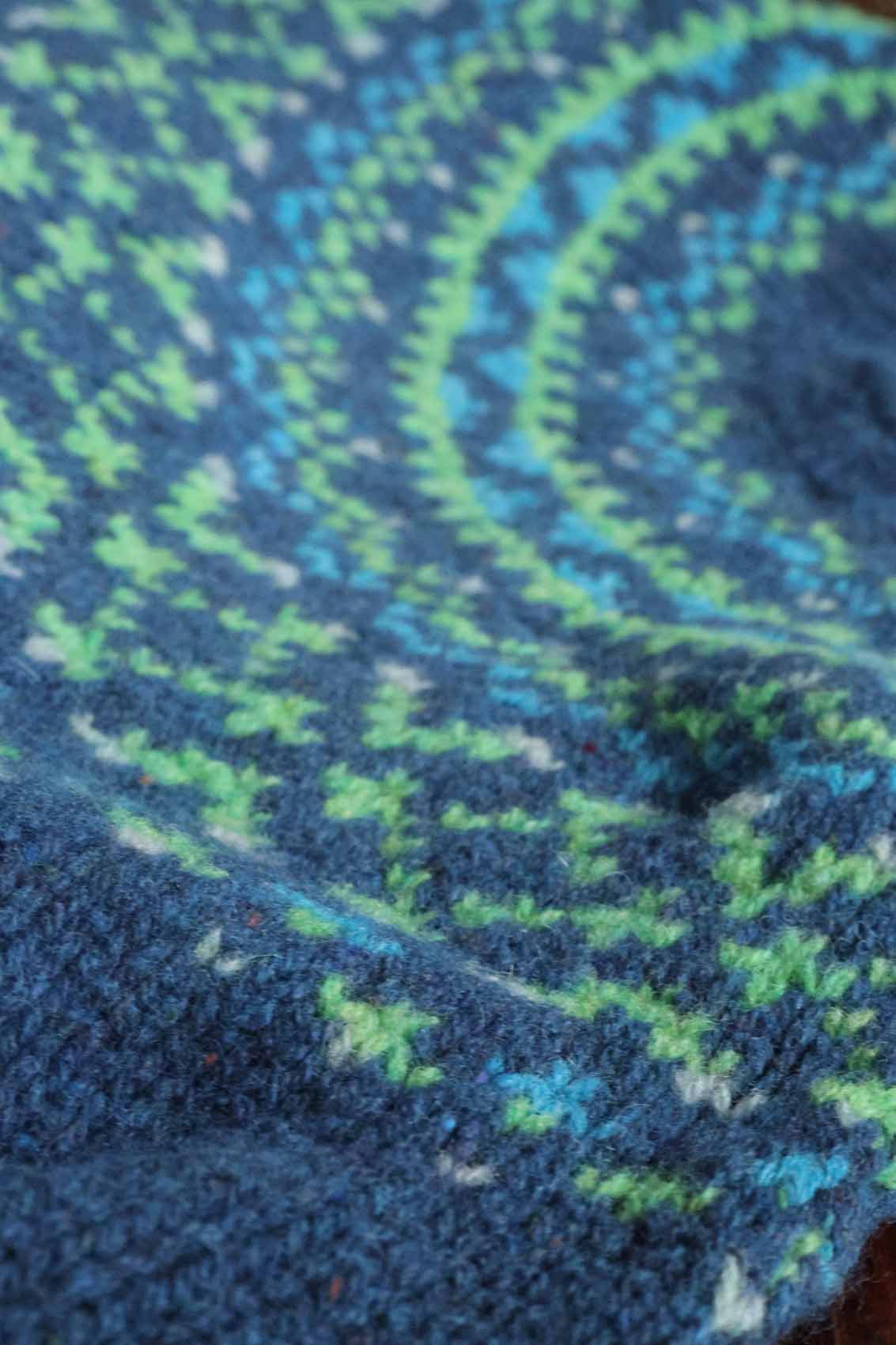 Fair Isle-Pullover Damen | Himmel