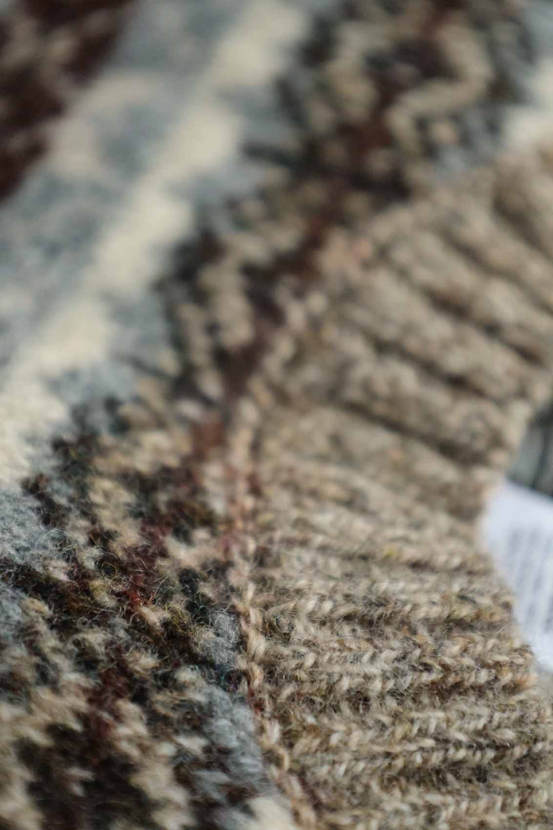 Fair Isle-Pullover Herren | Beige