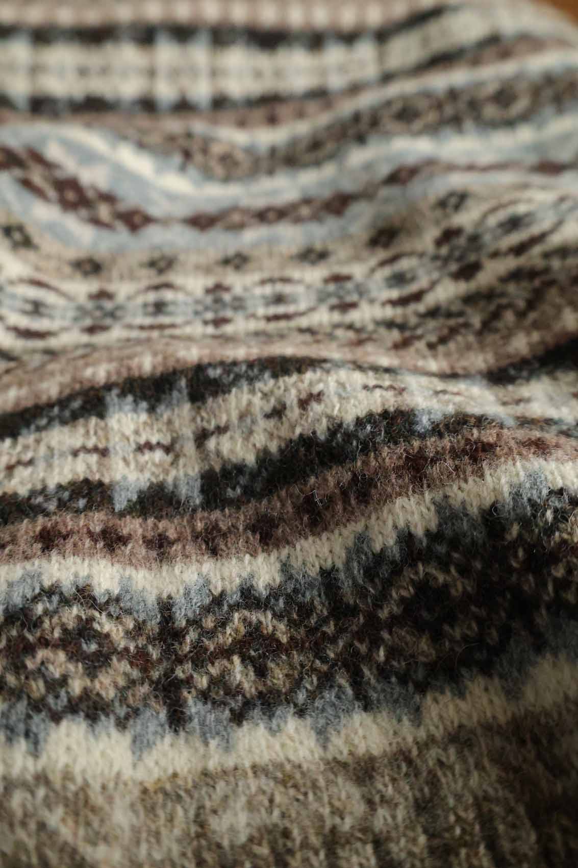 Fair Isle-Pullover Herren | Beige