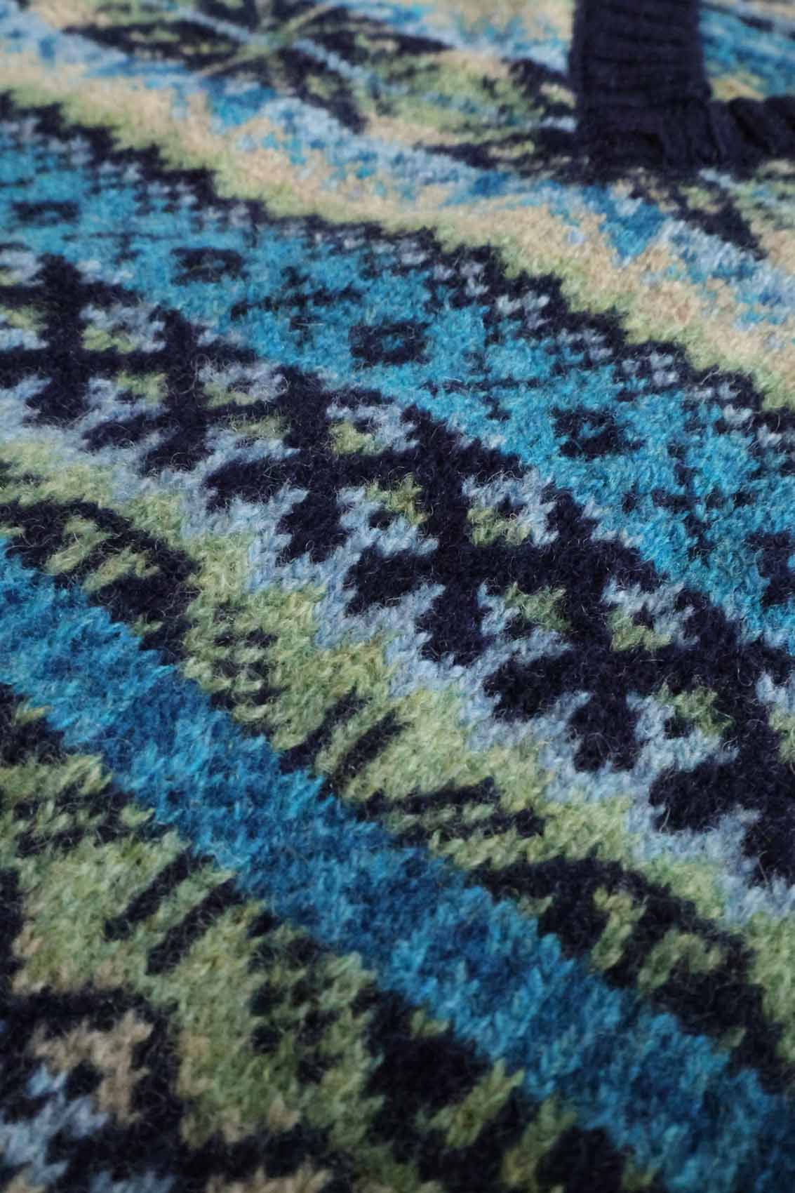 Fair Isle-Pullover Weste Herren | Marine